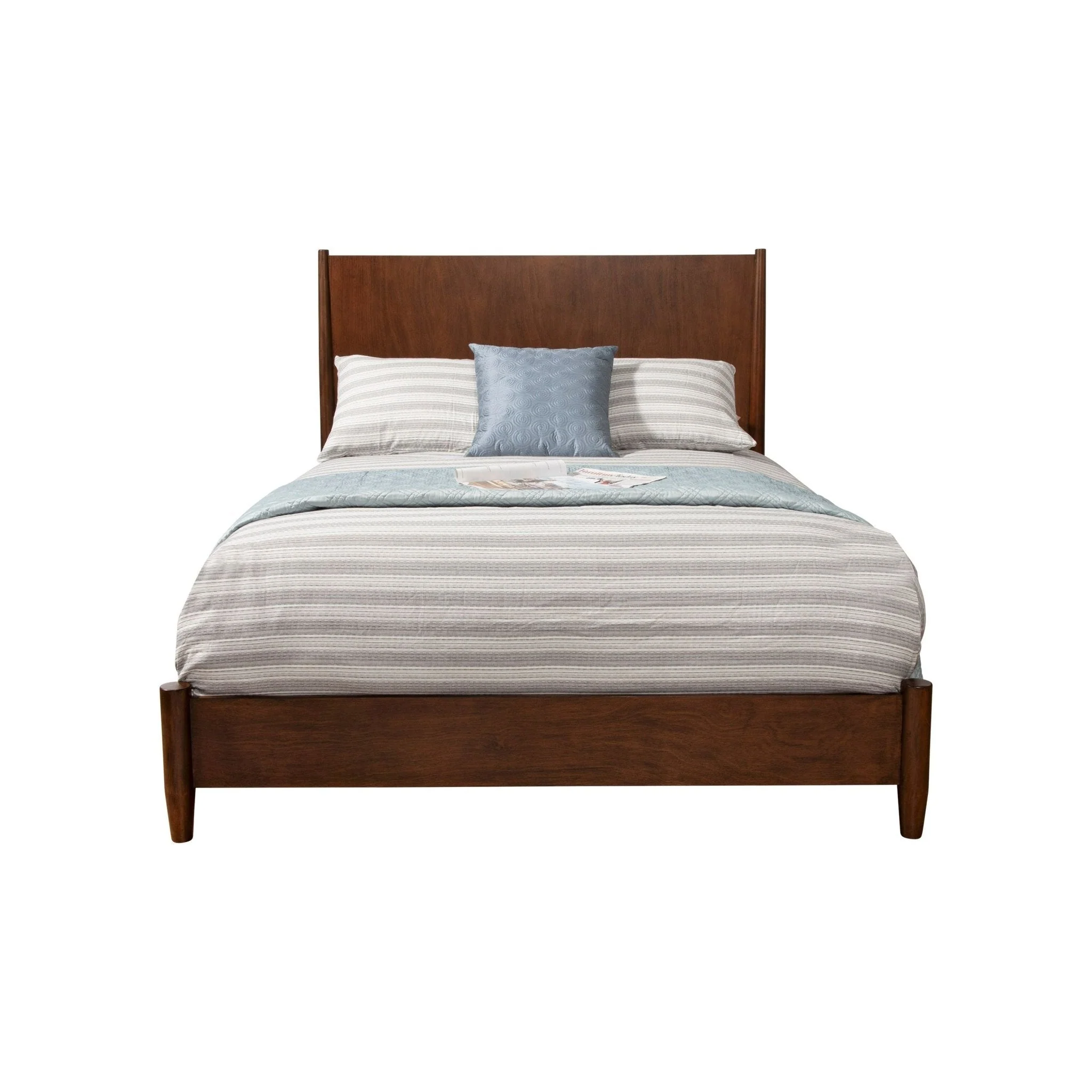 Flynn Panel Bed, Walnut - Image 5