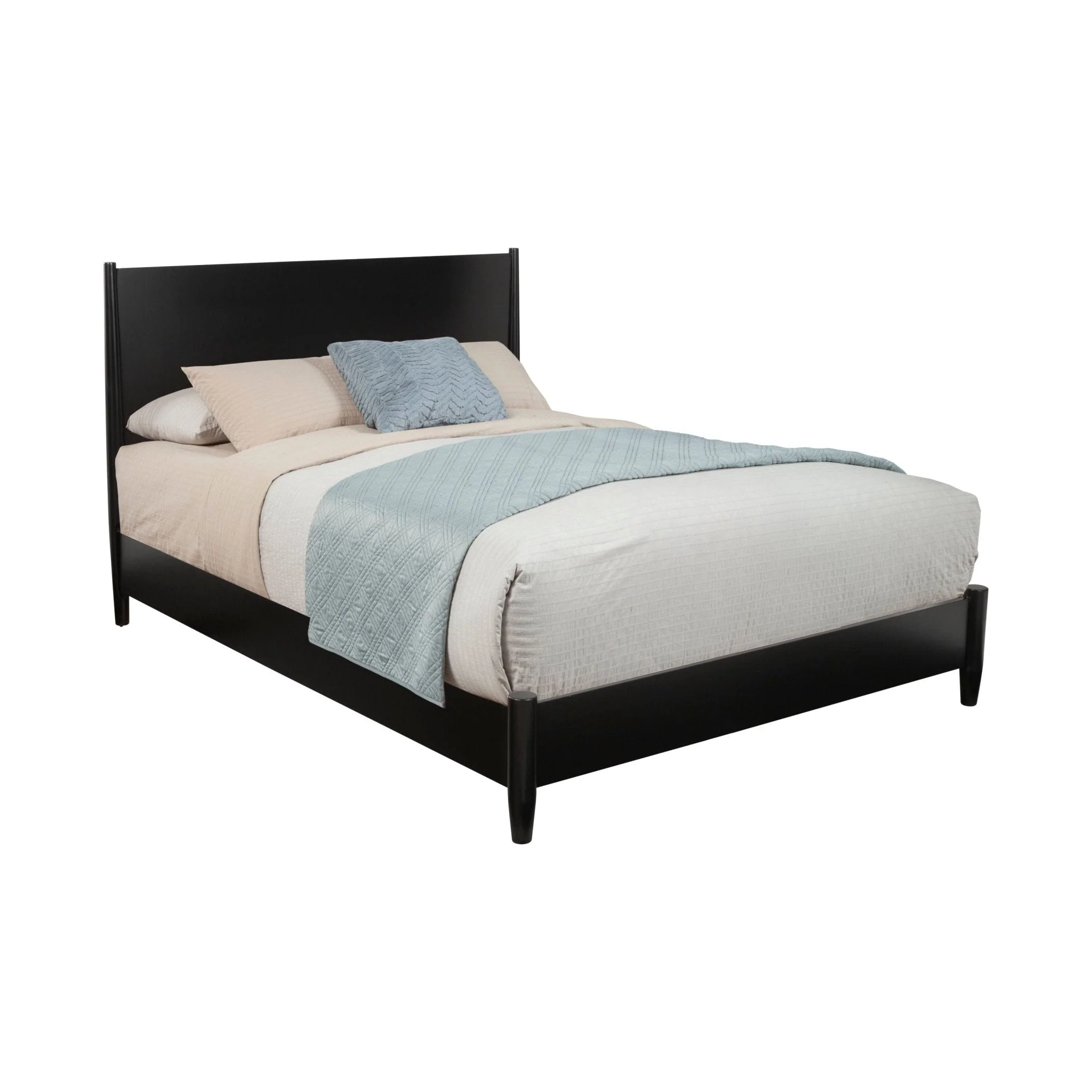 Flynn Platform Bed, Black - Image 5