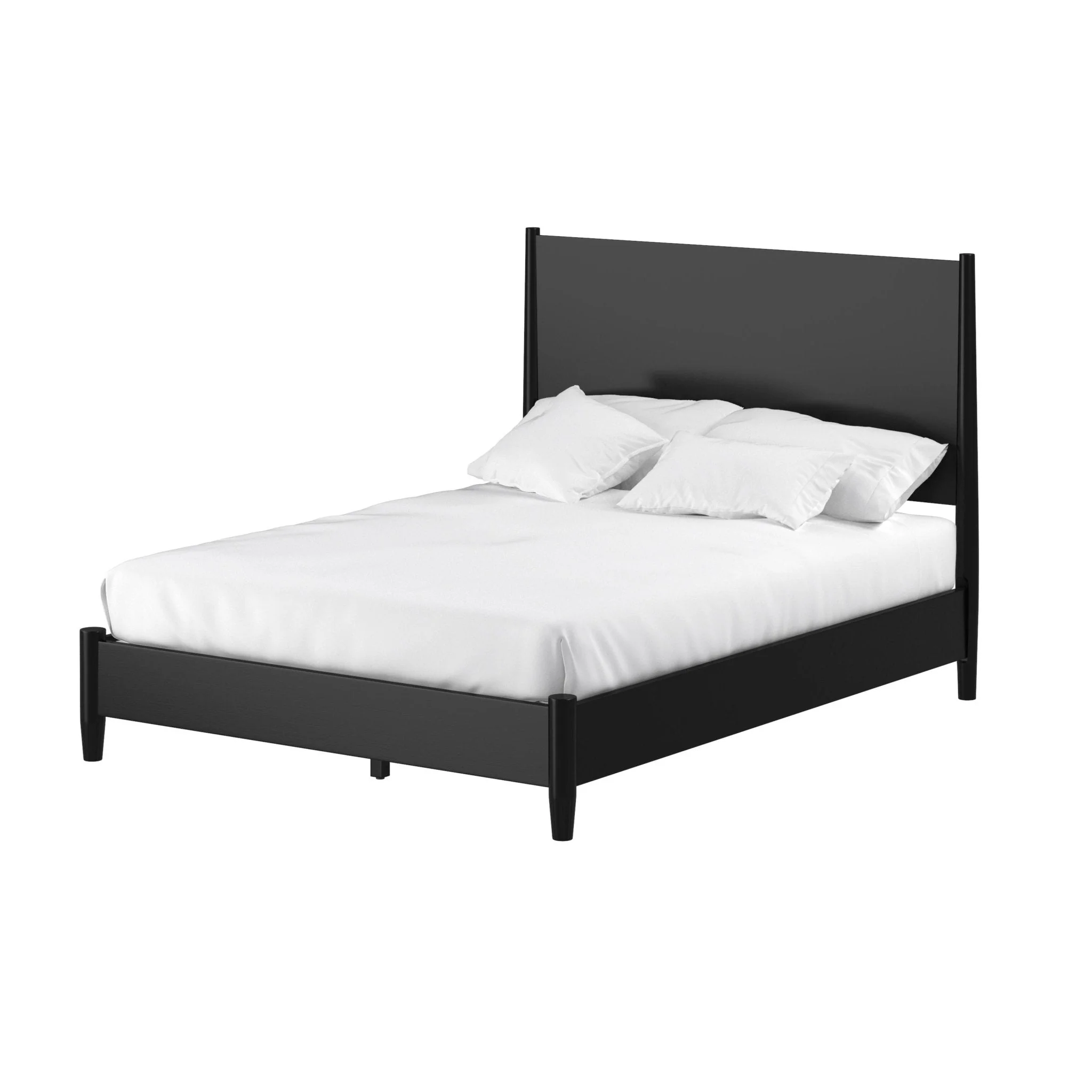 Flynn Platform Bed, Black - Image 7
