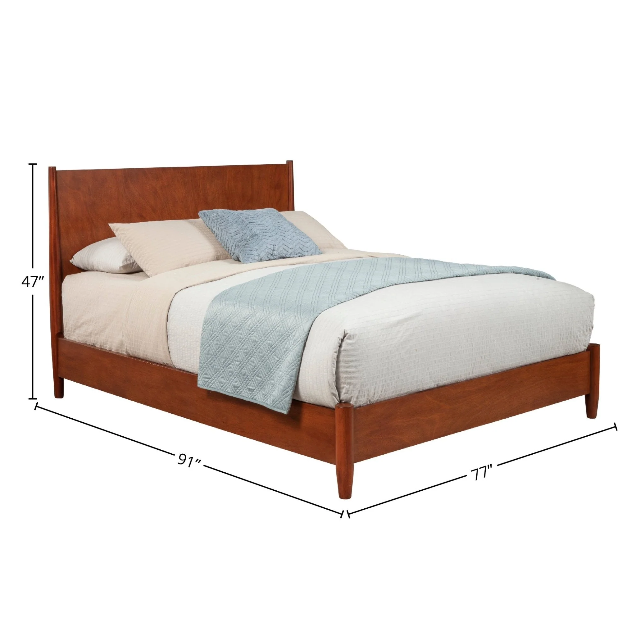 Flynn Platform Bed, Chestnut - Image 7