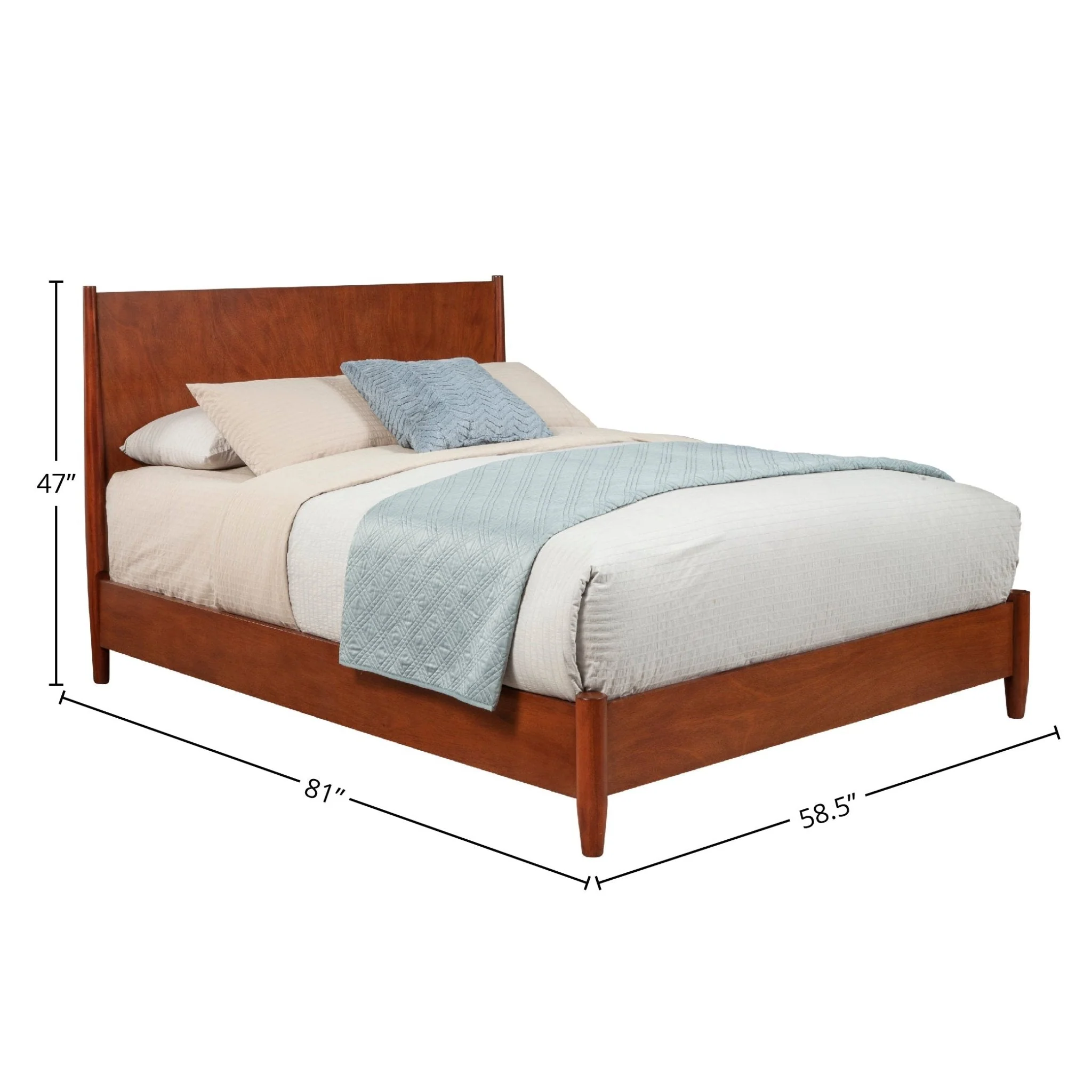 Flynn Platform Bed, Chestnut - Image 9