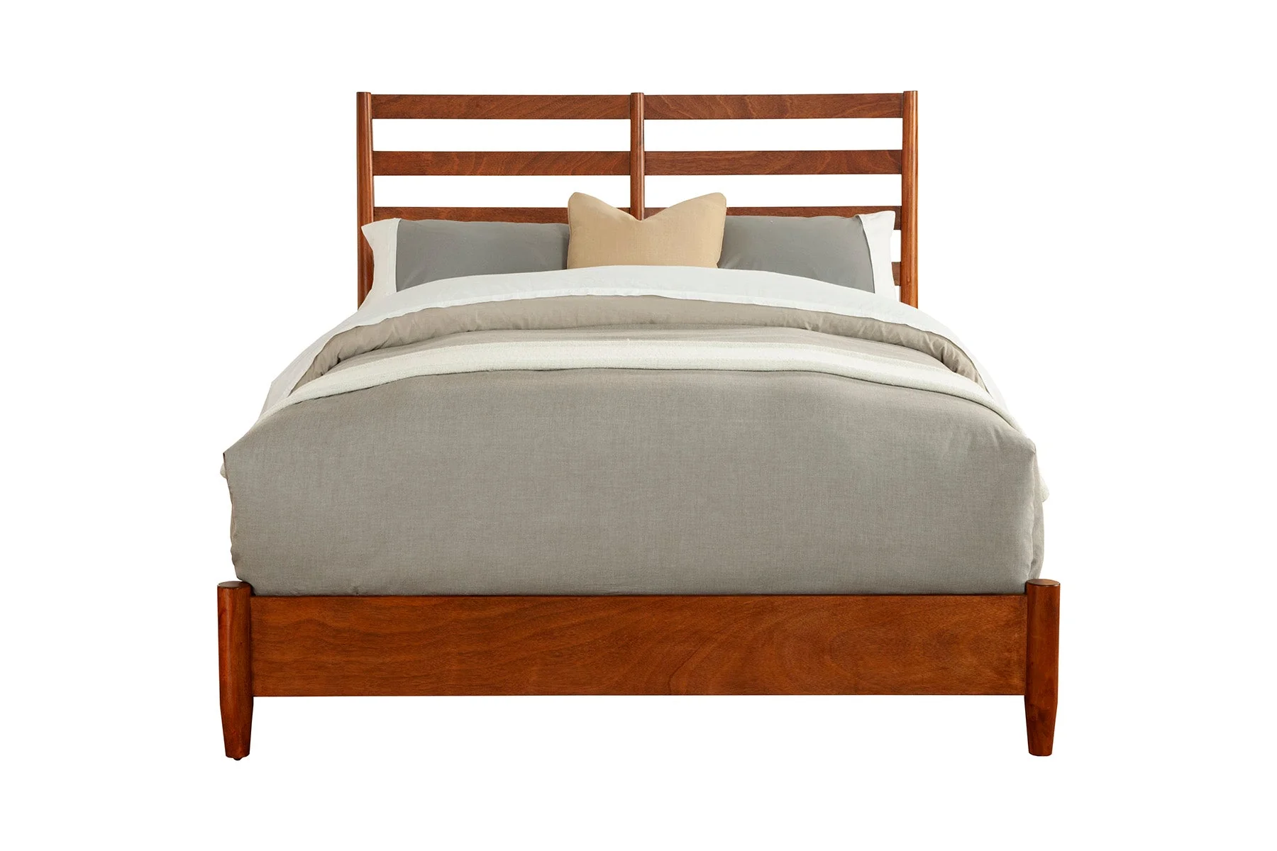 Flynn Retro Bed, Chestnut - Image 3
