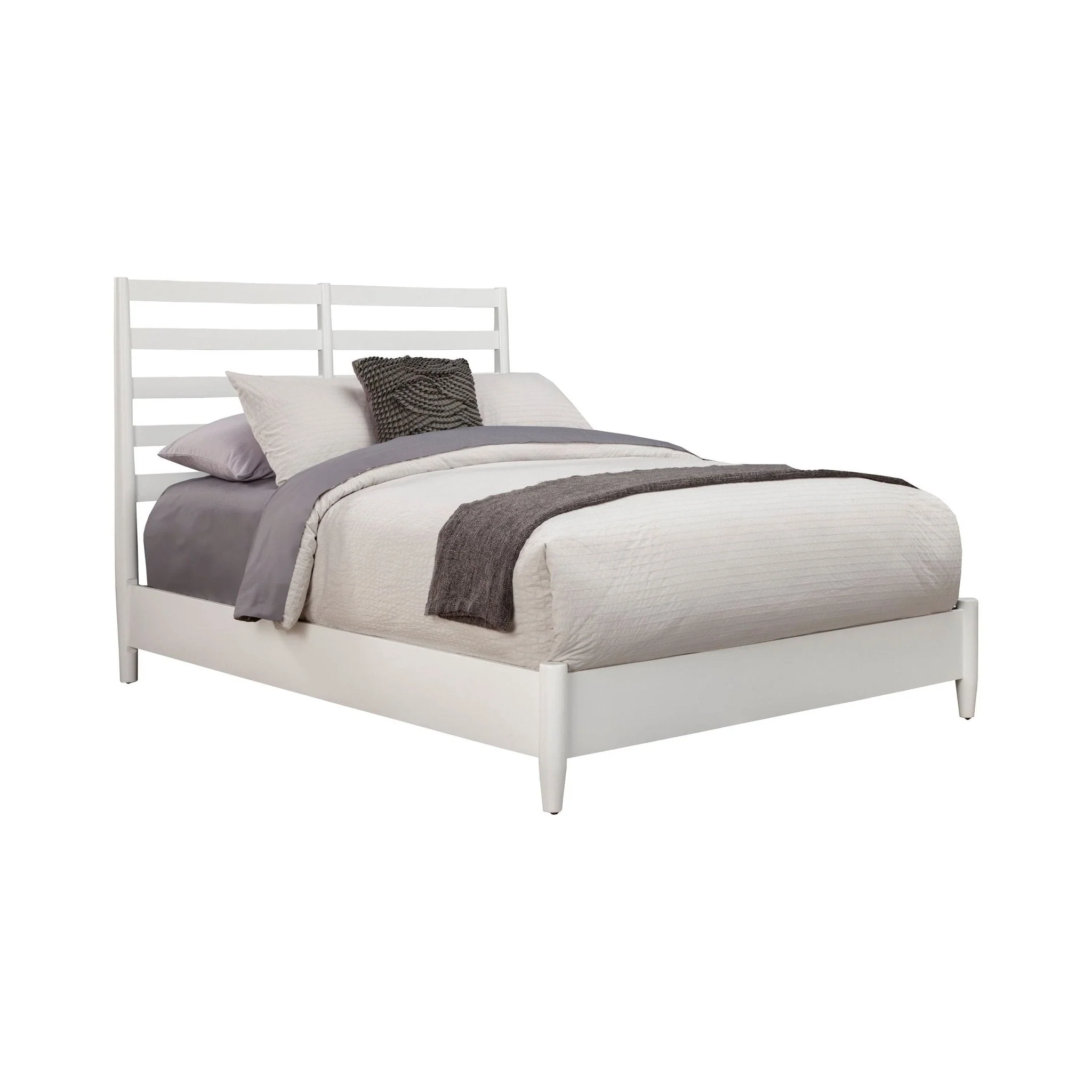 Flynn Retro Bed, White - Image 3