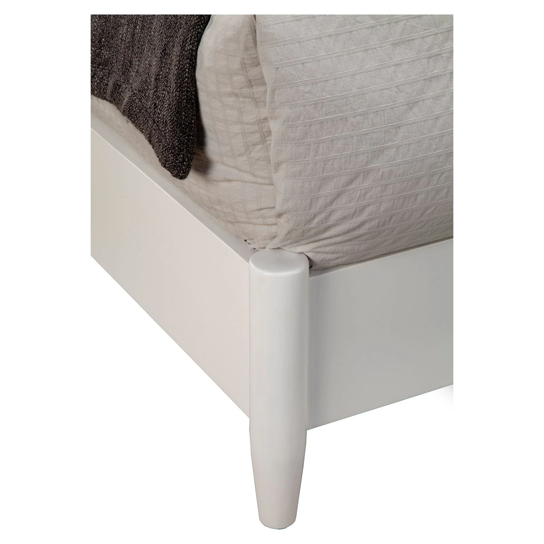 Flynn Retro Bed, White - Image 4