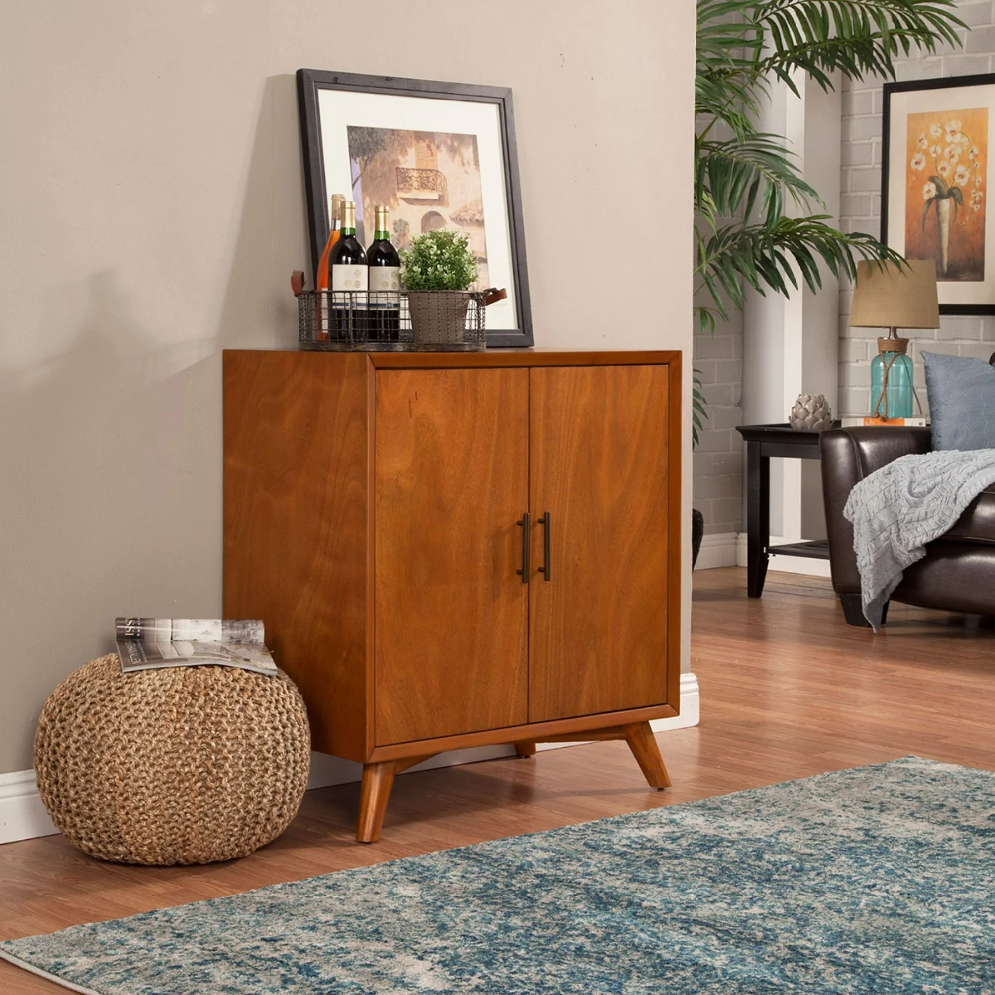 Flynn Small Bar Cabinet, Chestnut - Image 2
