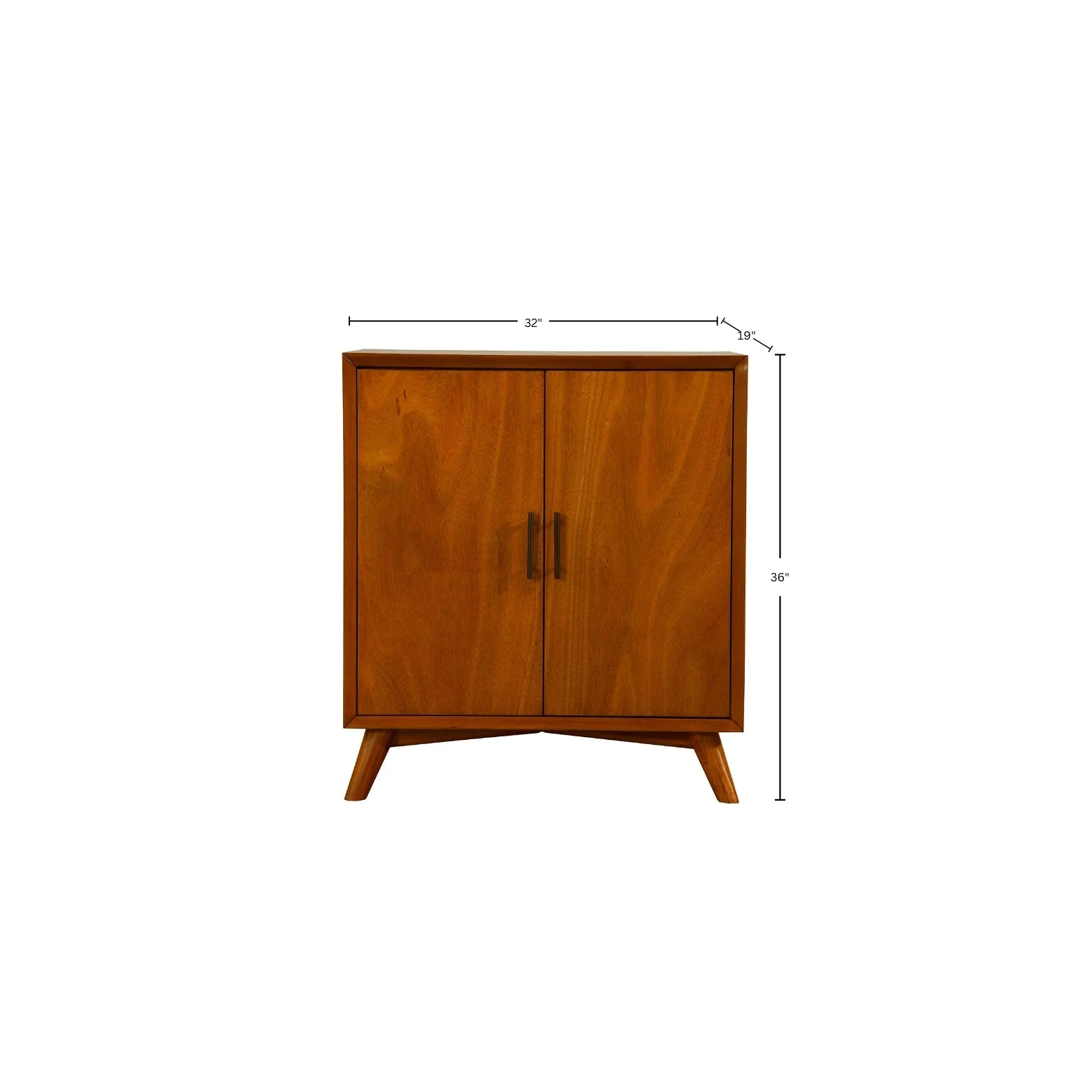 Flynn Small Bar Cabinet, Chestnut - Image 7