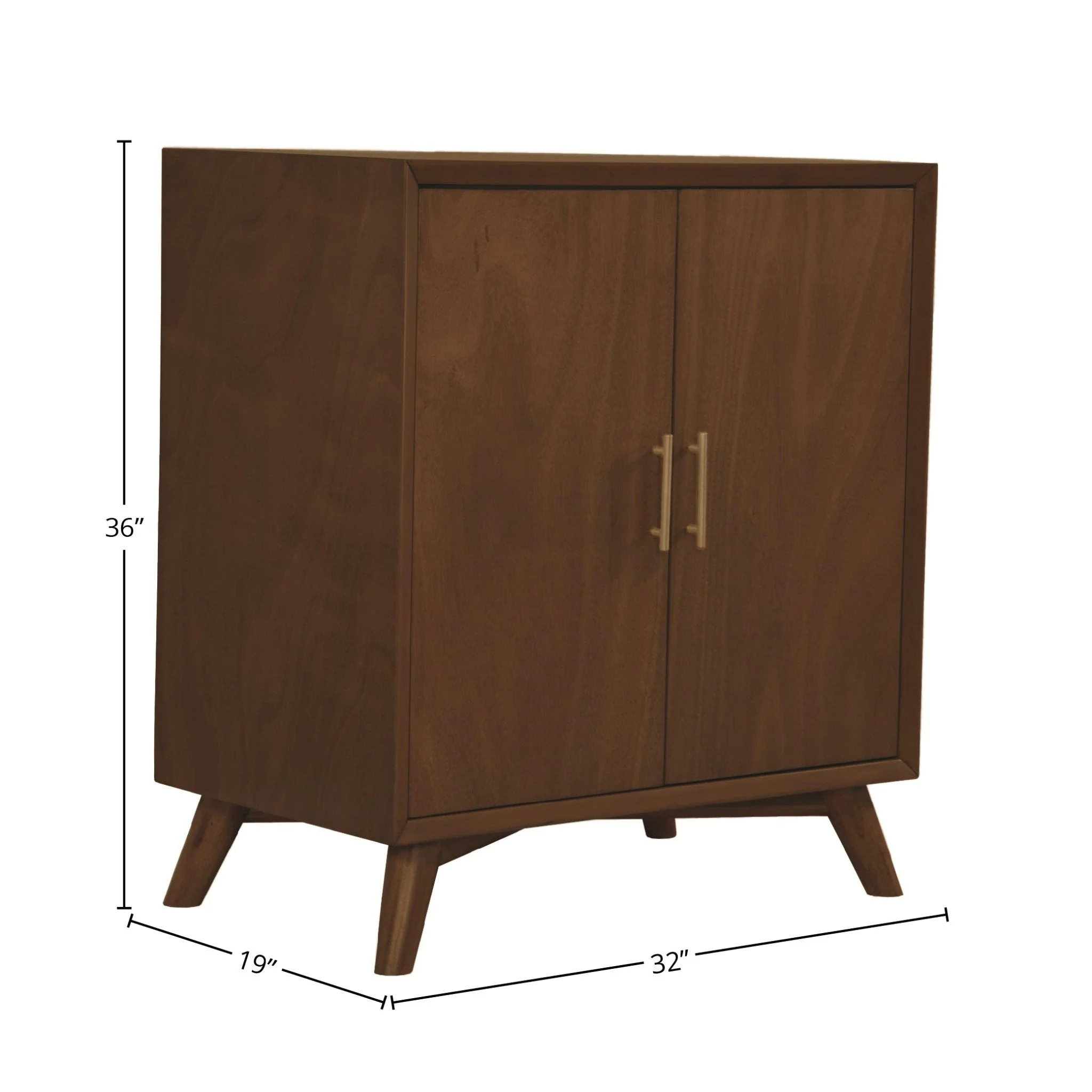 Flynn Small Bar Cabinet, Walnut - Image 8