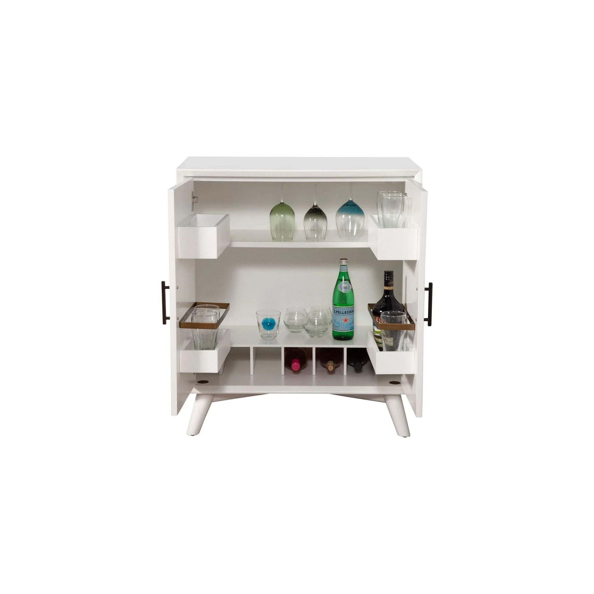 Flynn Small Bar Cabinet, White - Image 7