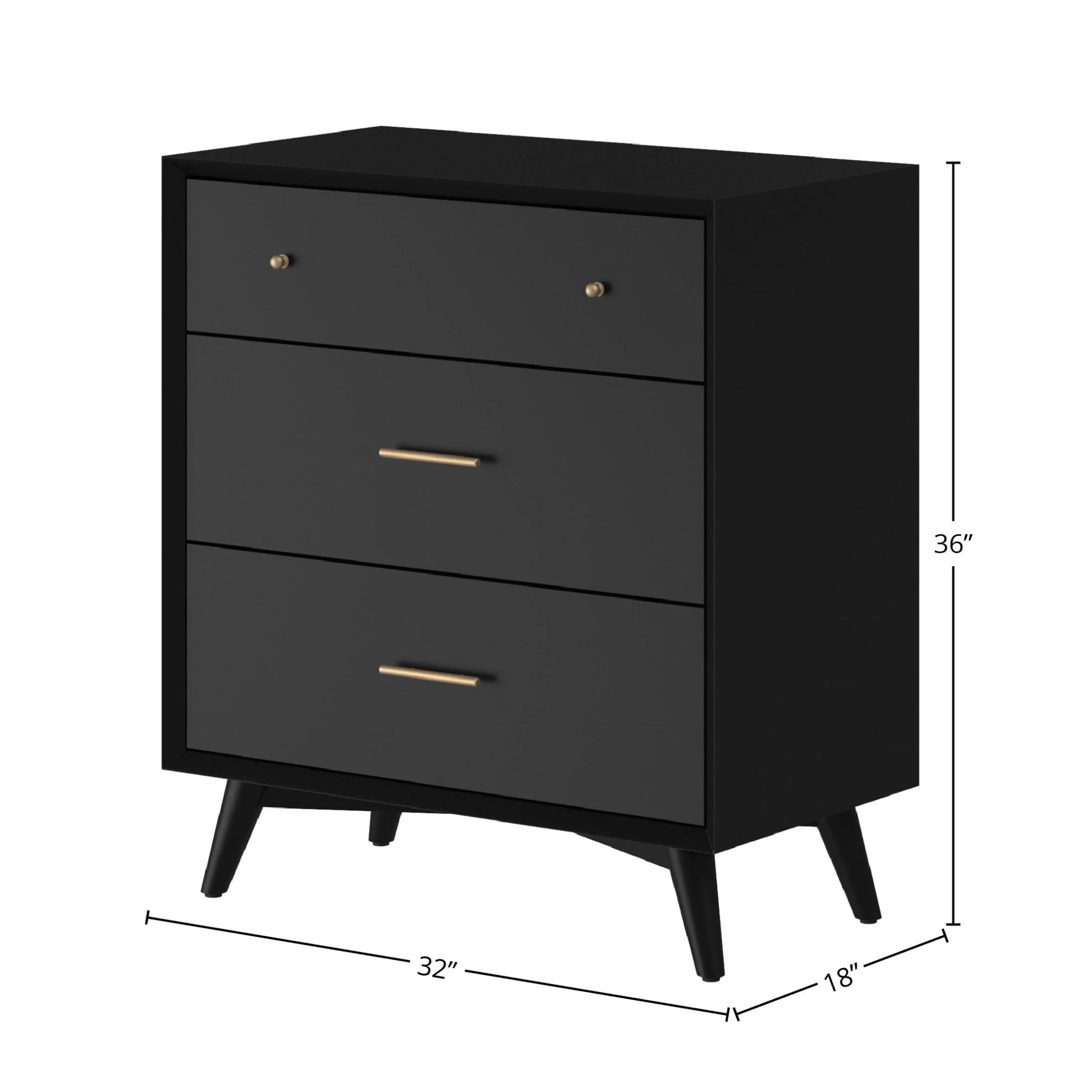 Flynn Small Chest, Black - Image 9