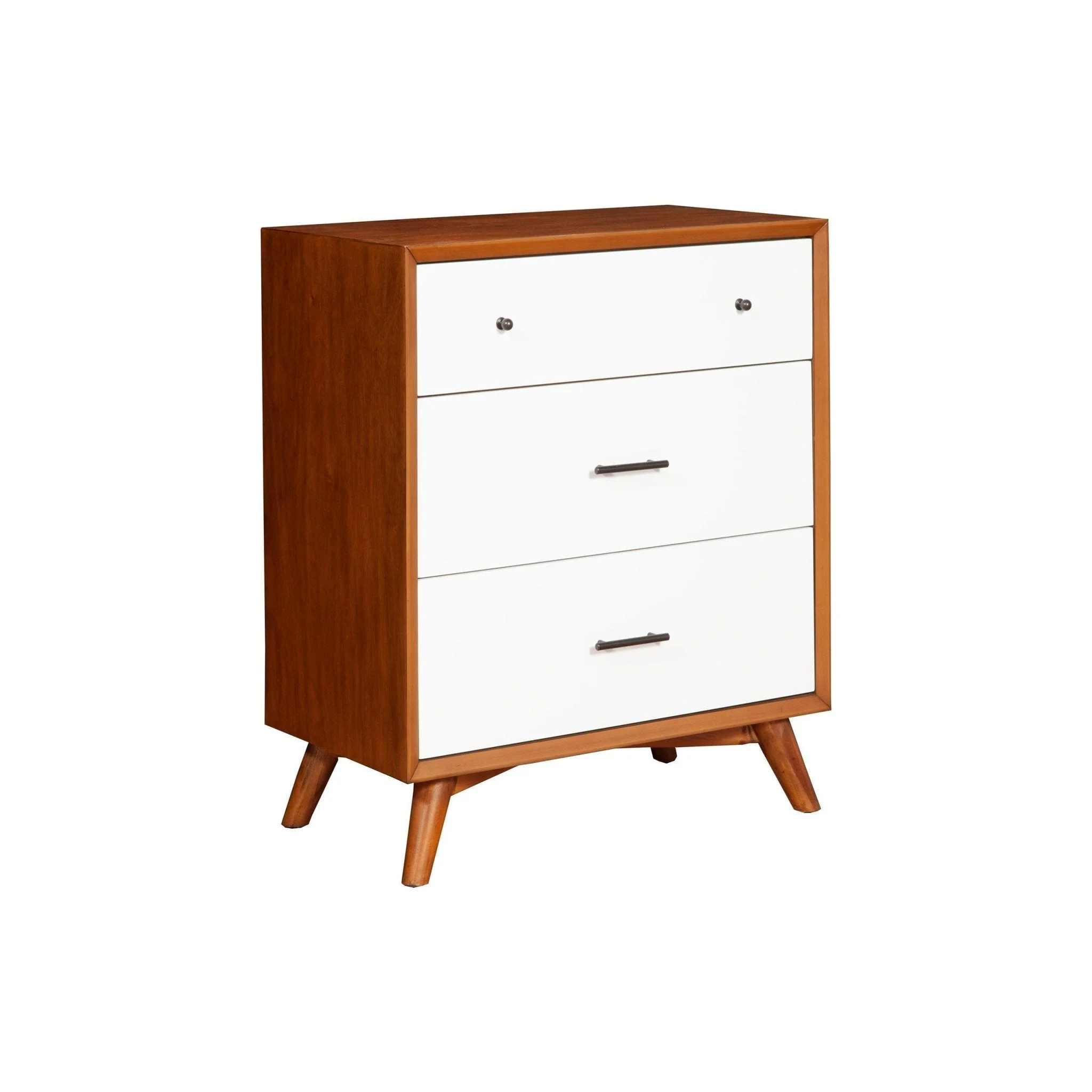 Flynn Small Chest, Chestnut/White - Image 3