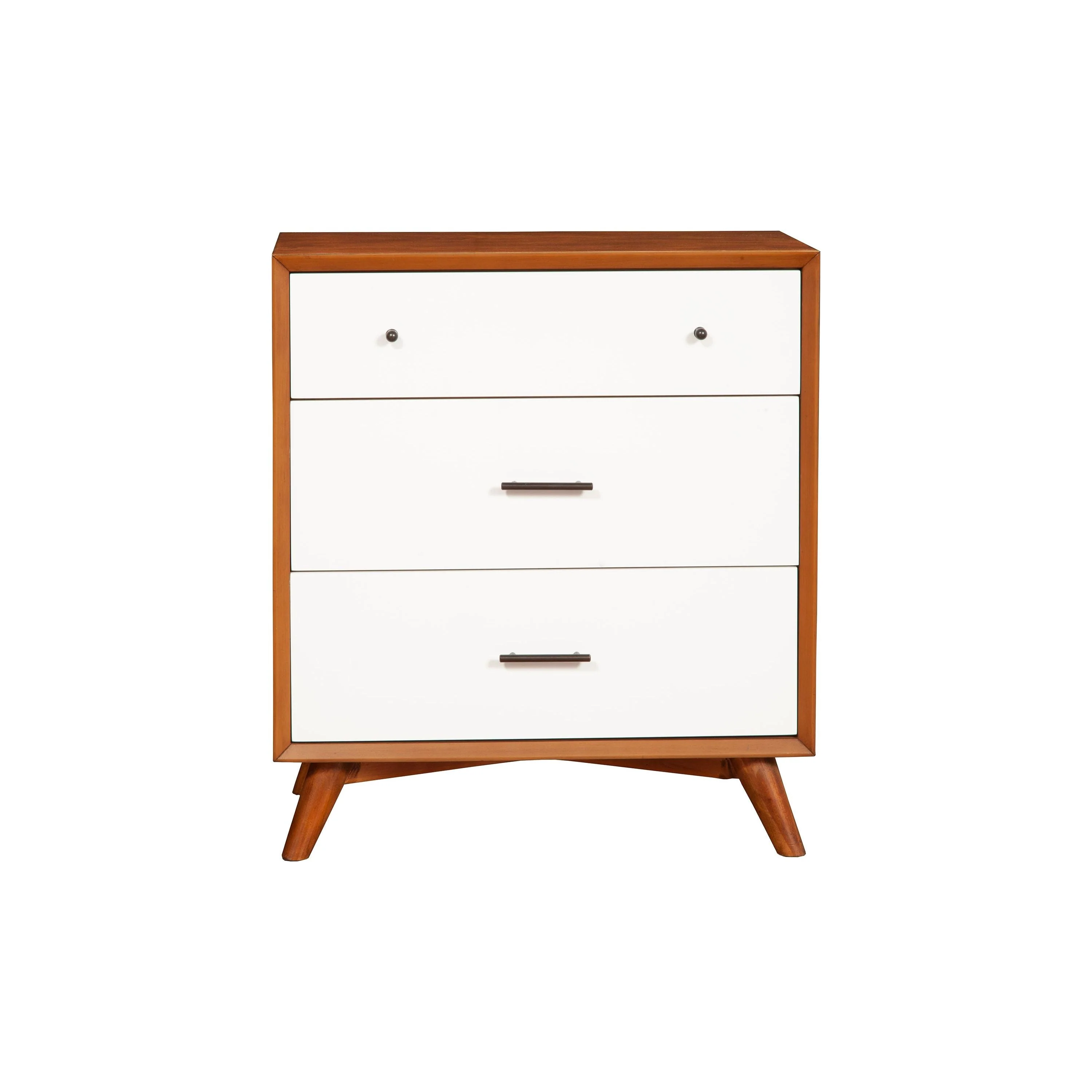 Flynn Small Chest, Chestnut/White - Image 4