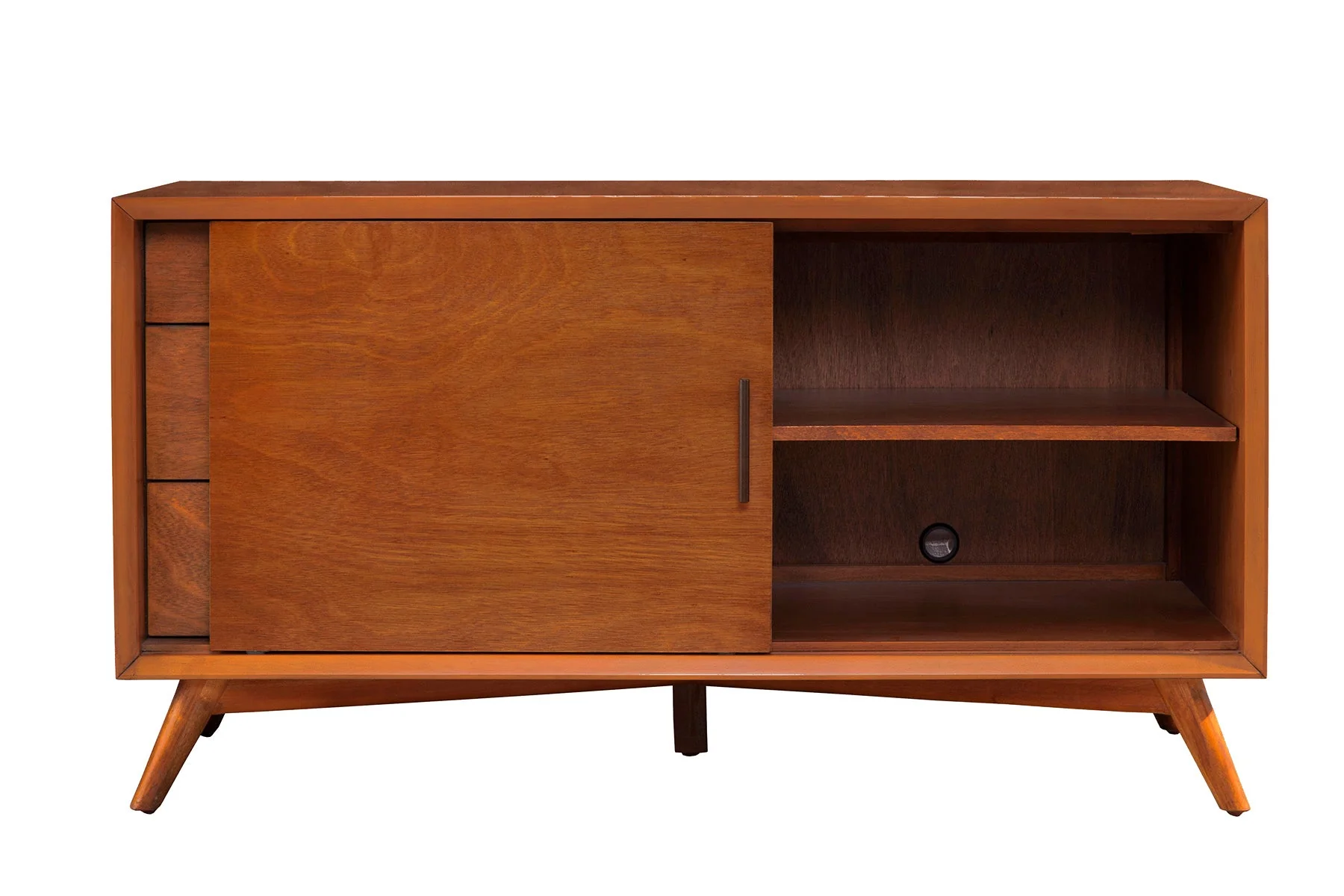 Flynn Small TV Console, Chestnut - Image 5