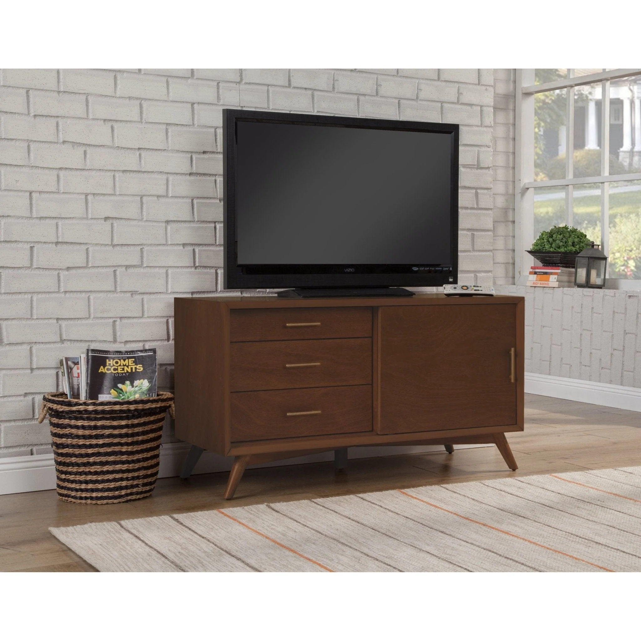 Flynn Small TV Console, Walnut - Image 2