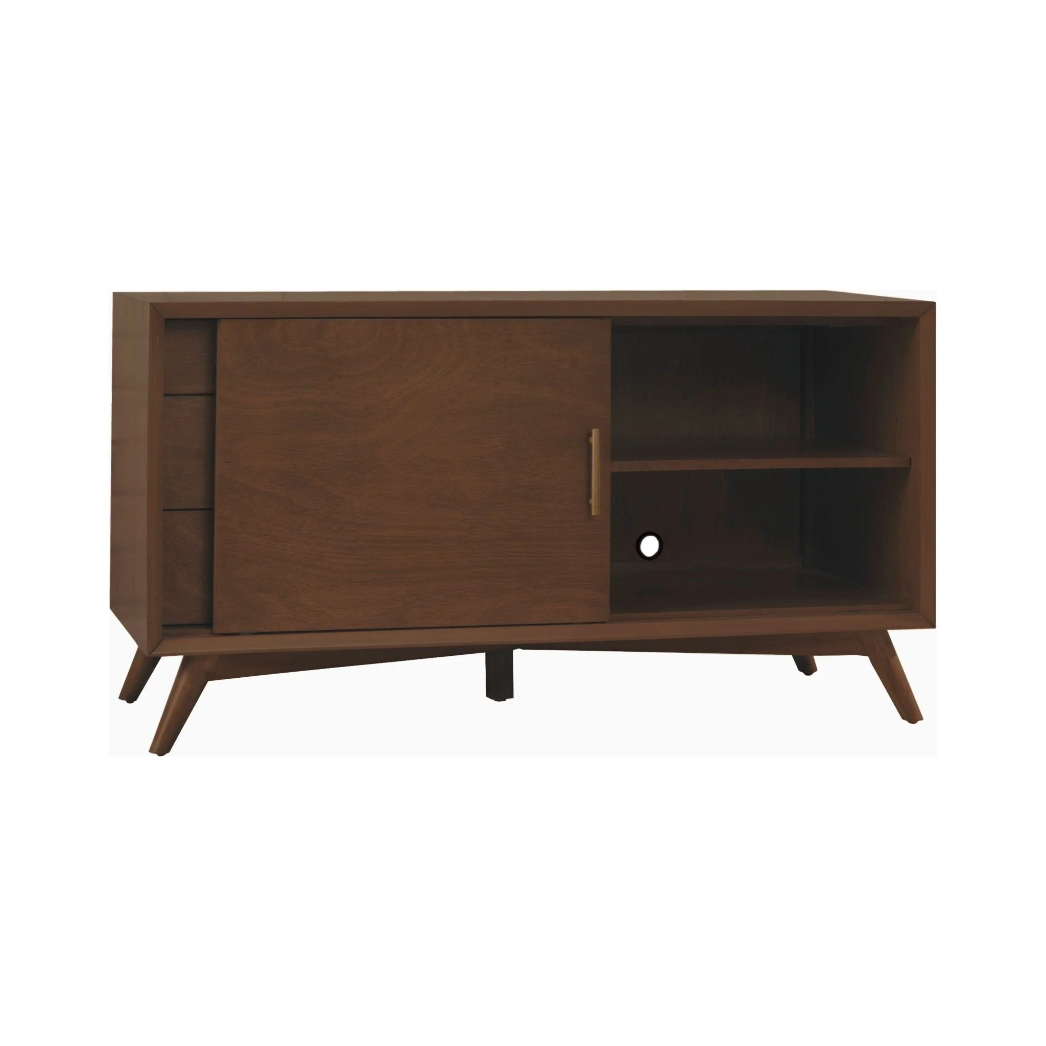 Flynn Small TV Console, Walnut - Image 5