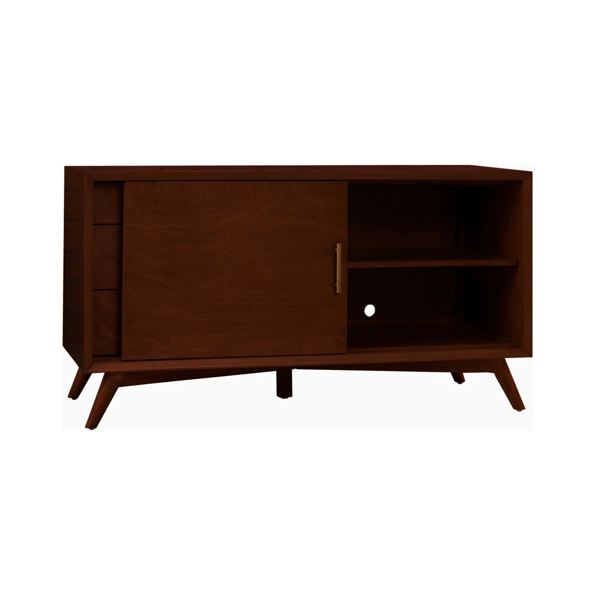 Flynn Small TV Console, Walnut - Image 9