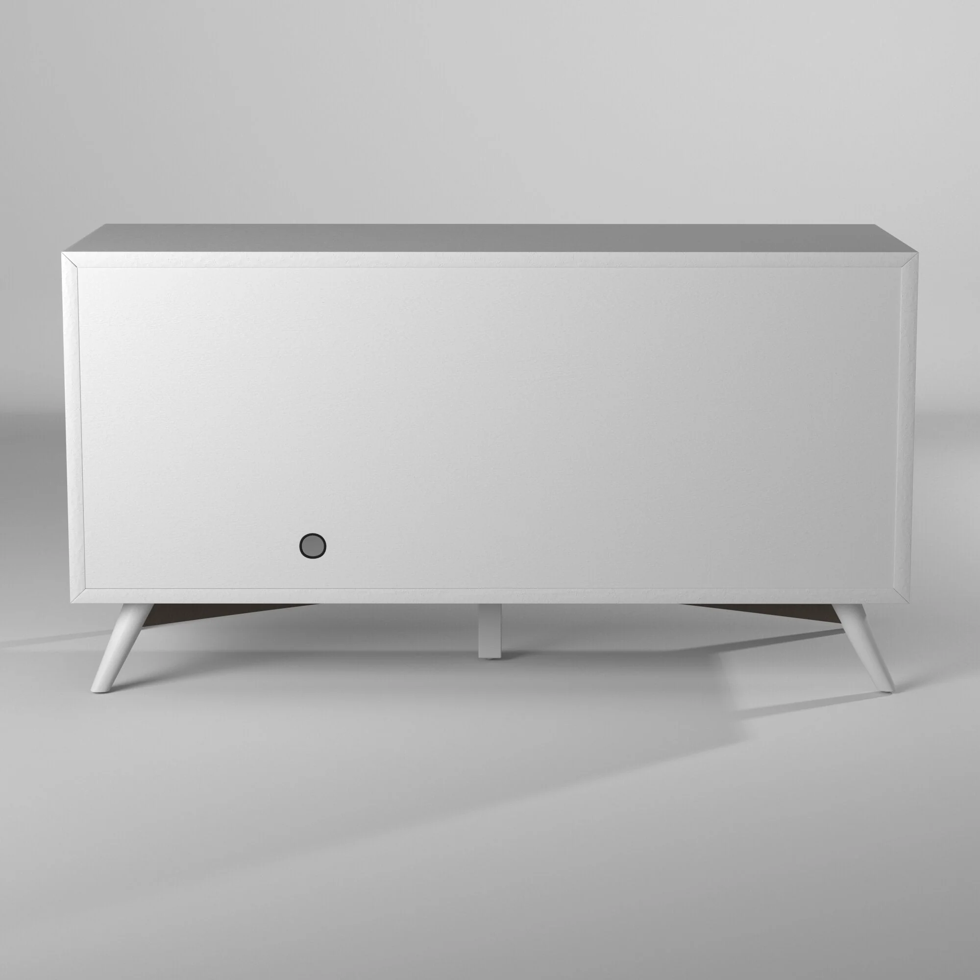 Flynn Small TV Console, White - Image 7