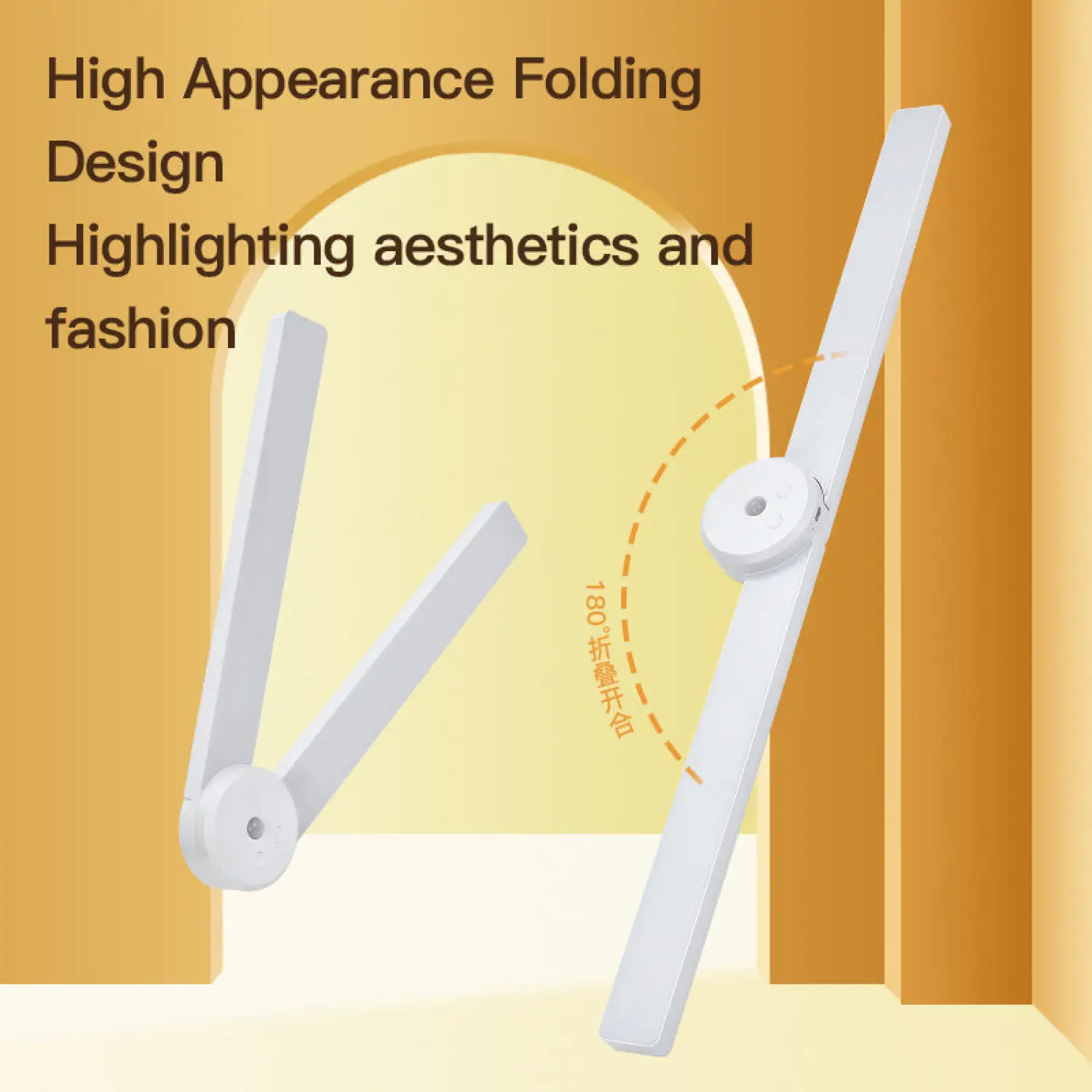 Foldable Motion Sensor Under Cabinet Light with Adjustable Brightness & Modes - Image 7