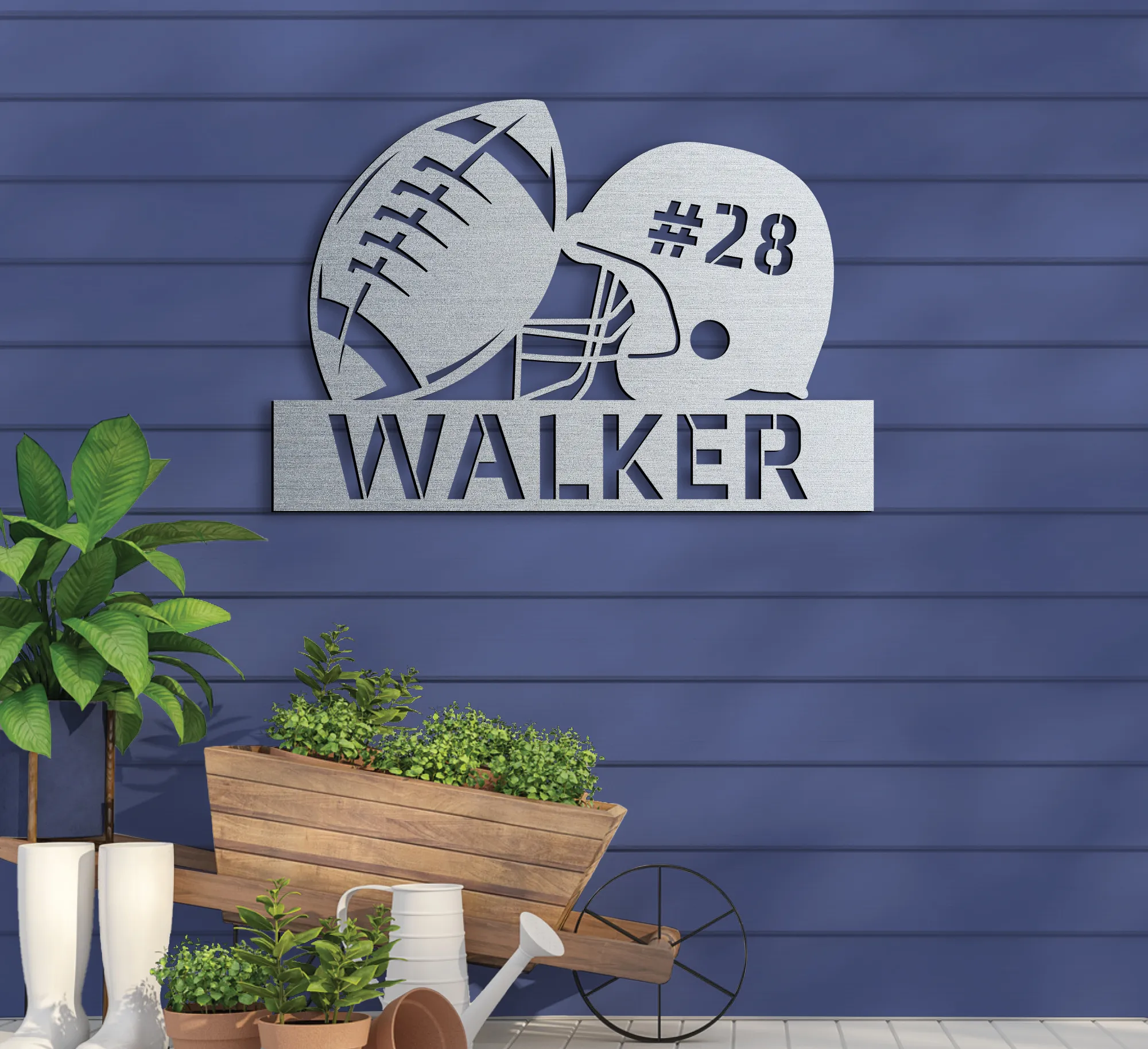 Football Name Sign - Image 3