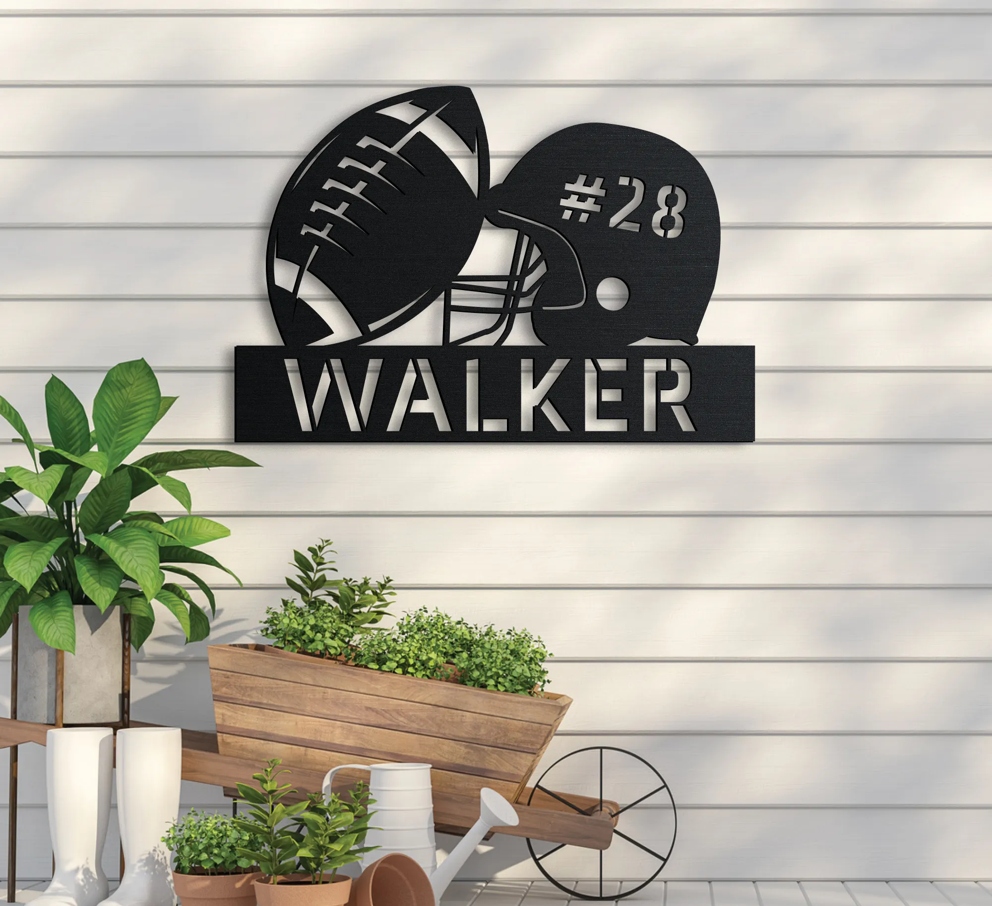 Football Name Sign - Image 4