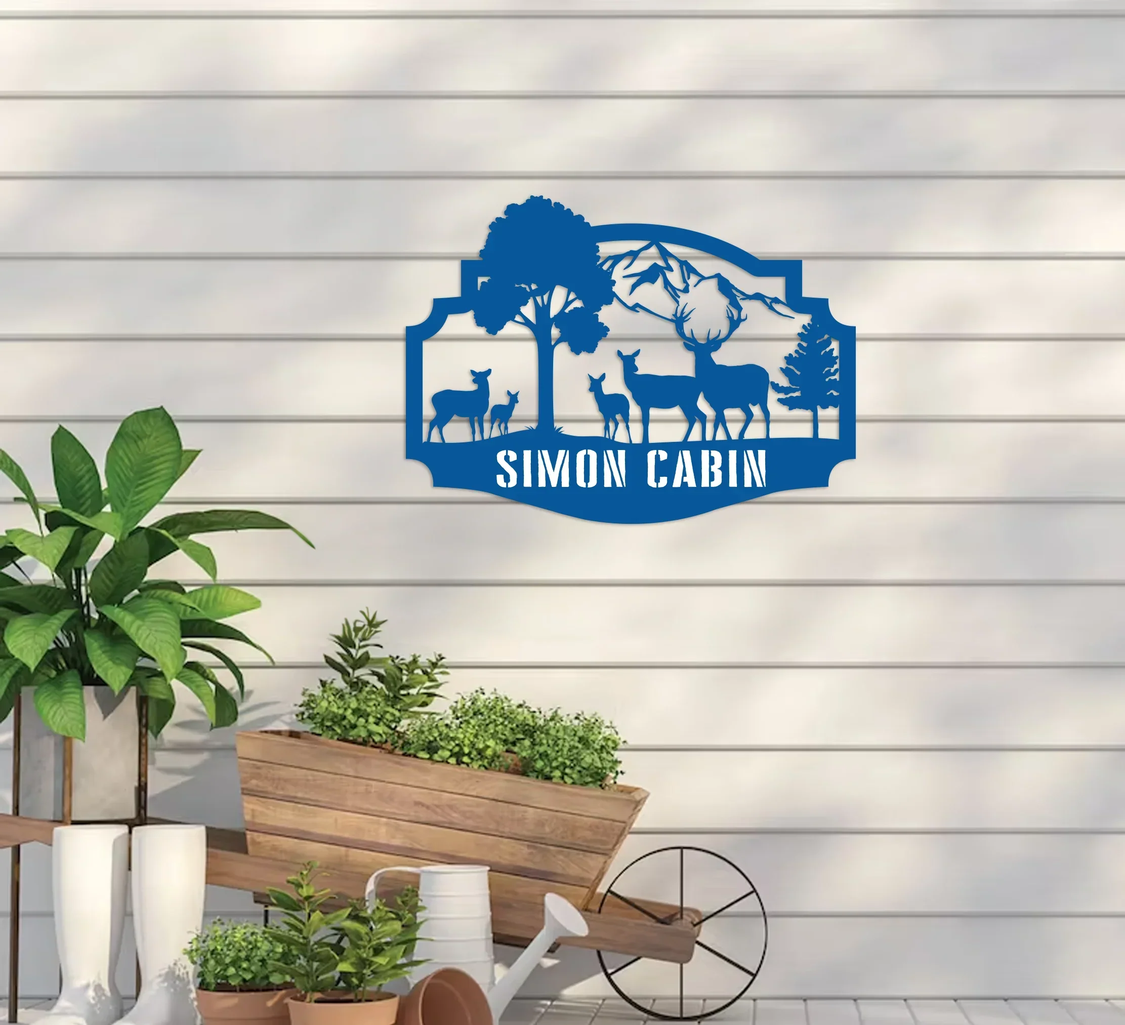 Forest Cabin Sign w/ Name - Image 9