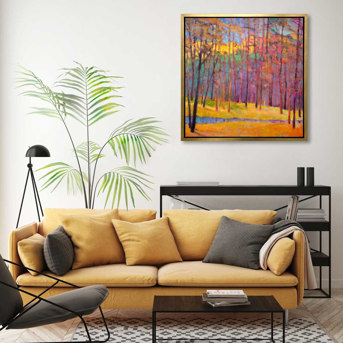 Forest Colors Arrayed - Open Edition Canvas Print - Image 2