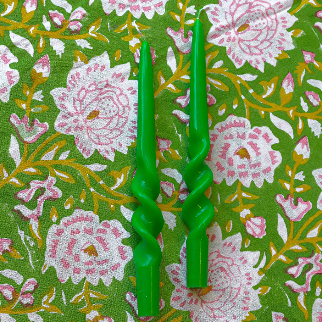 Forest Fern Twisted Candle - Pack of 2 - Image 2