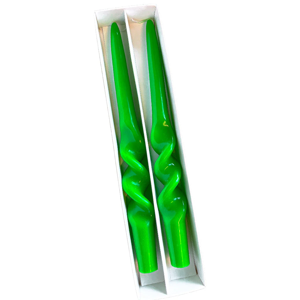 Forest Fern Twisted Candle - Pack of 2 - Image 3