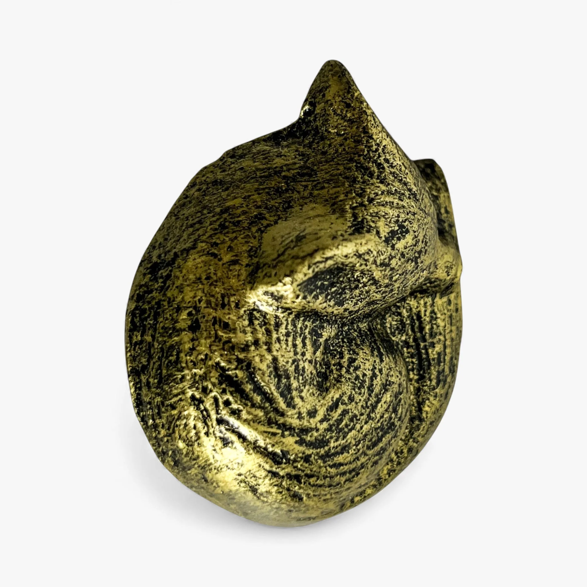 Fox Drawer Knob Gold Cast Iron Cabinet Pull - Image 3
