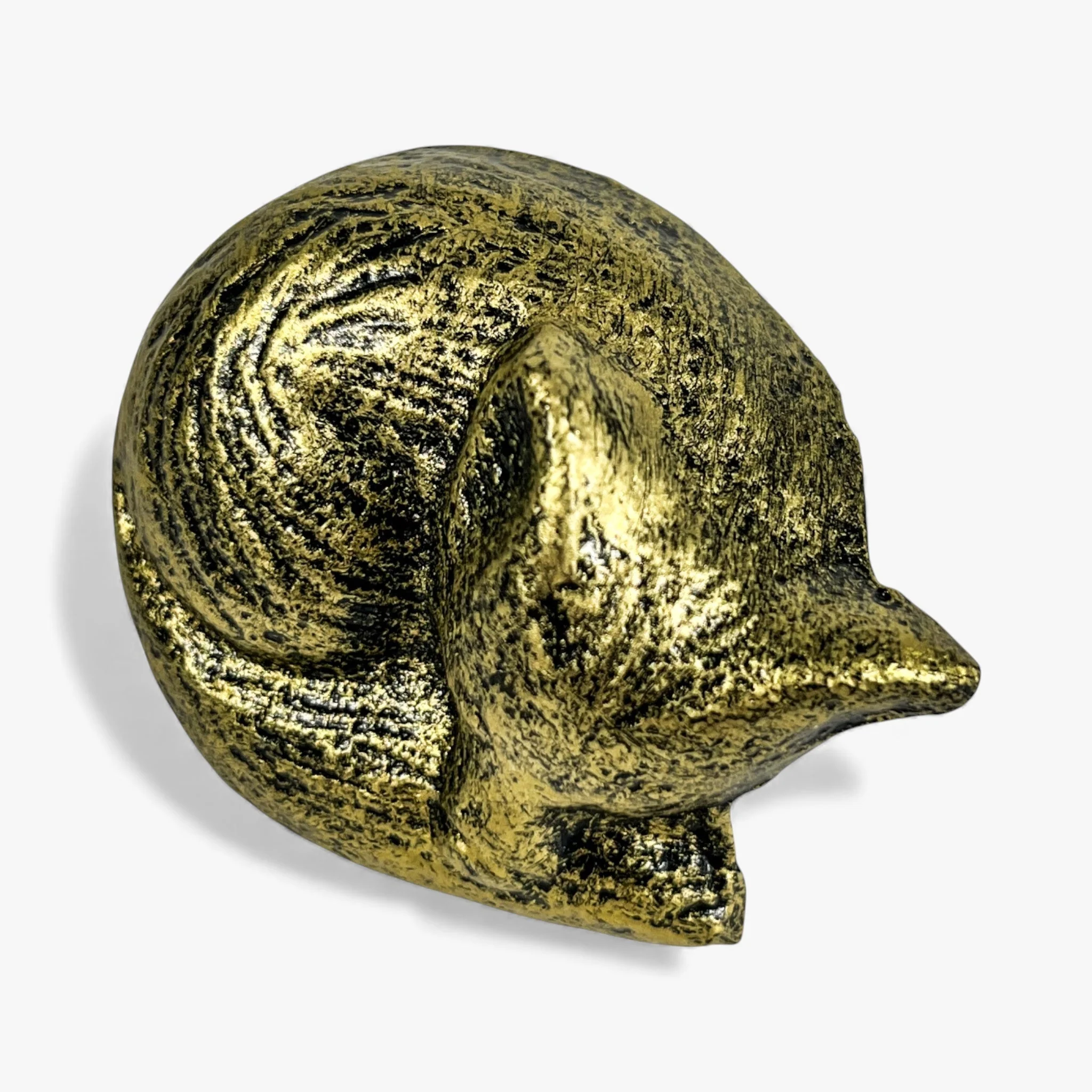Fox Drawer Knob Gold Cast Iron Cabinet Pull - Image 5