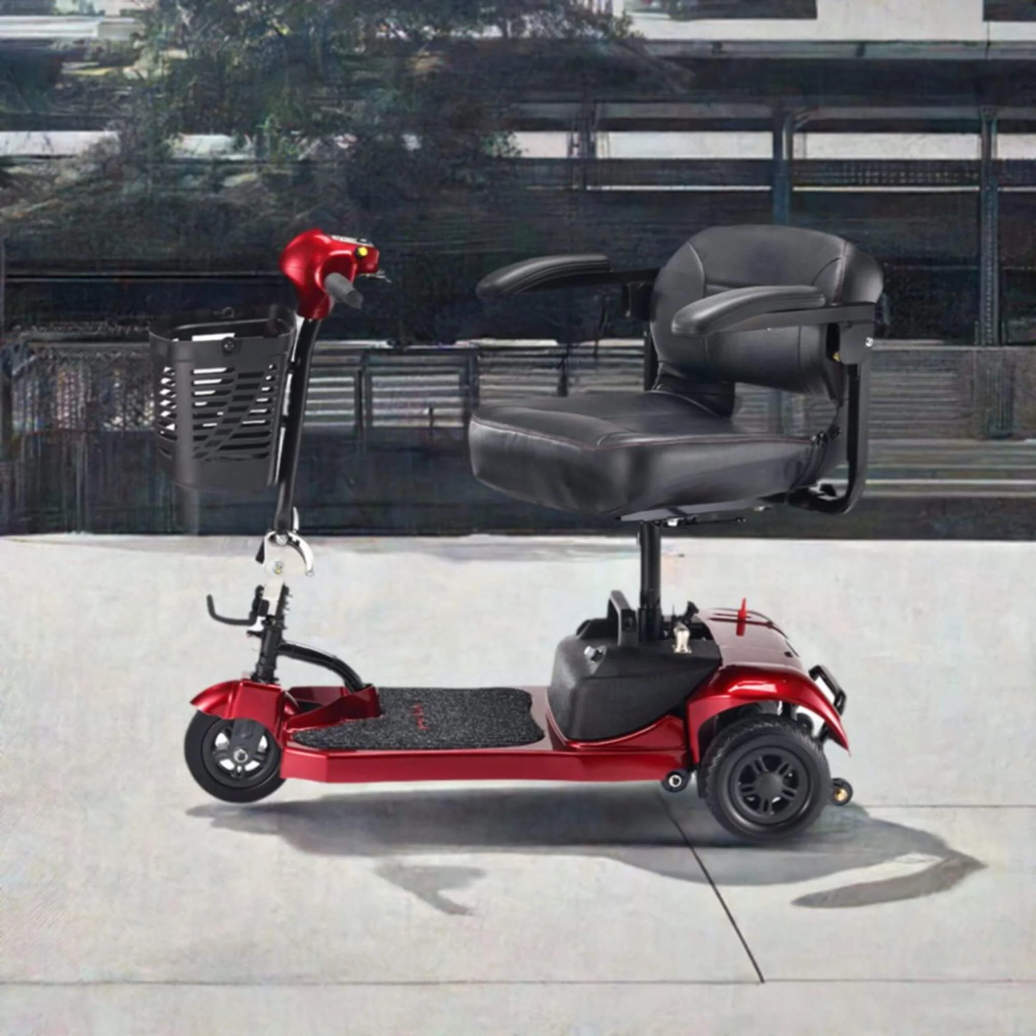 Freerider USA Ascot 3 Premium Electric Lightweight 3-Wheel Mobility Scooter, 325LBS (SAK96835) - Image 4