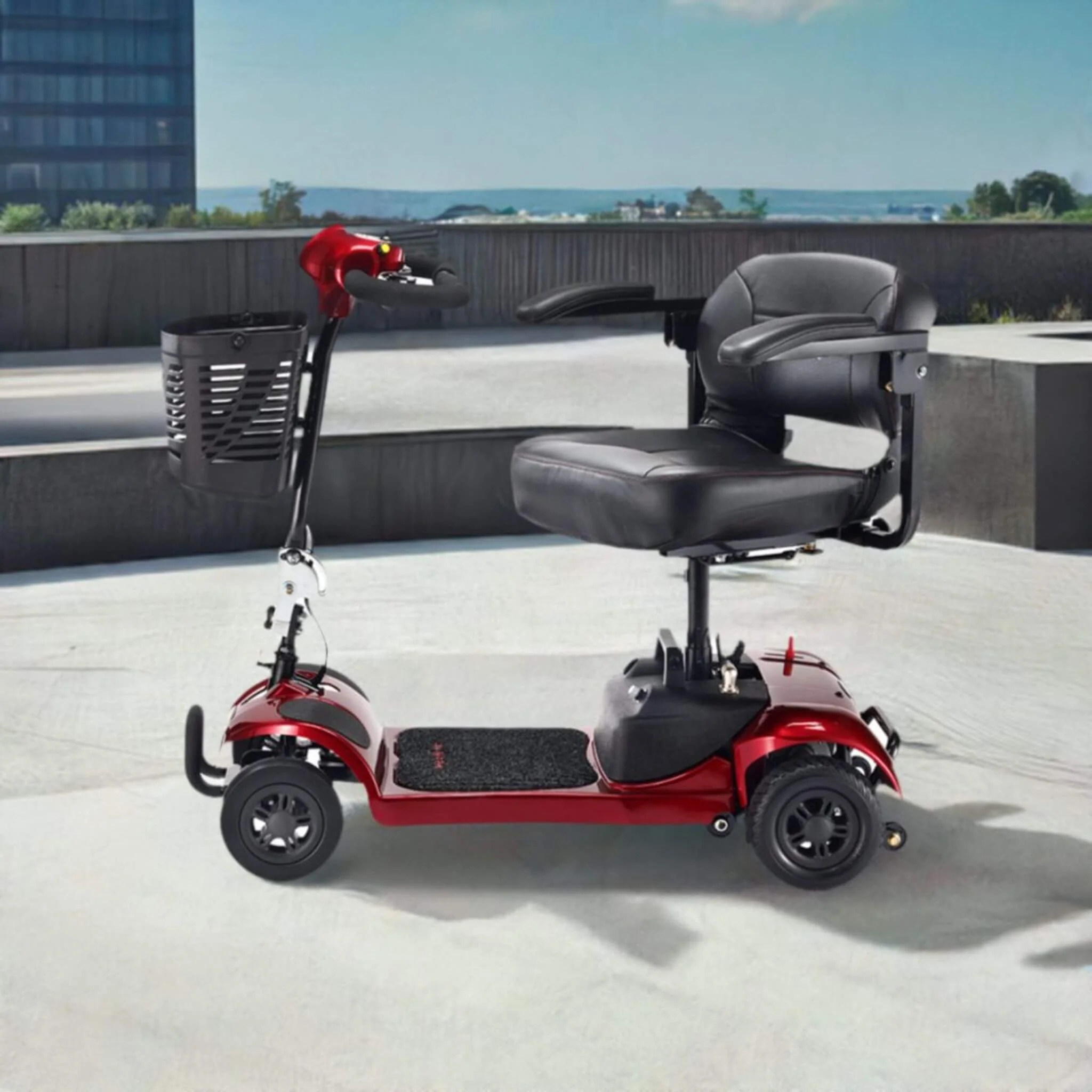 Freerider USA Ascot 4 Advanced Electric Lightweight 4-Wheel Mobility Scooter, 325LBS (SAK96832) - Image 5