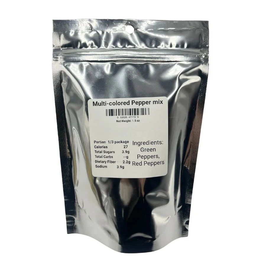 Freeze Dried Fresh Bell Pepper Medley | Pack of 2 | 1.5 oz | Wicked Good Foods - Image 5