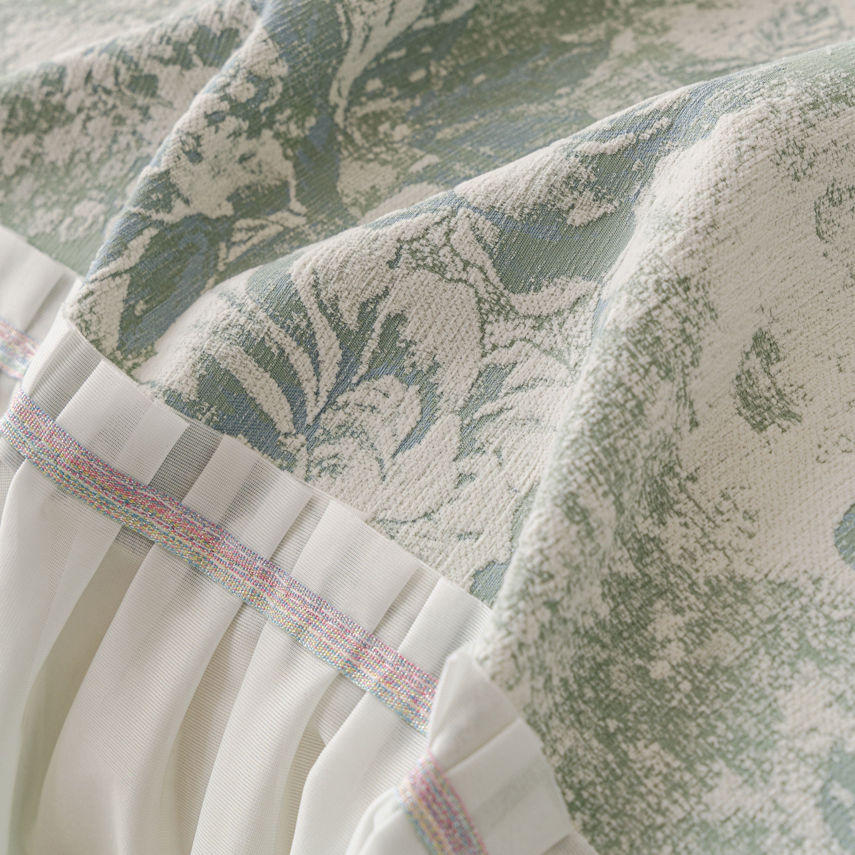 French Chic Style Ruffle Rose Cover Throw for Sofas, Decorative Sectional Covers - Image 32