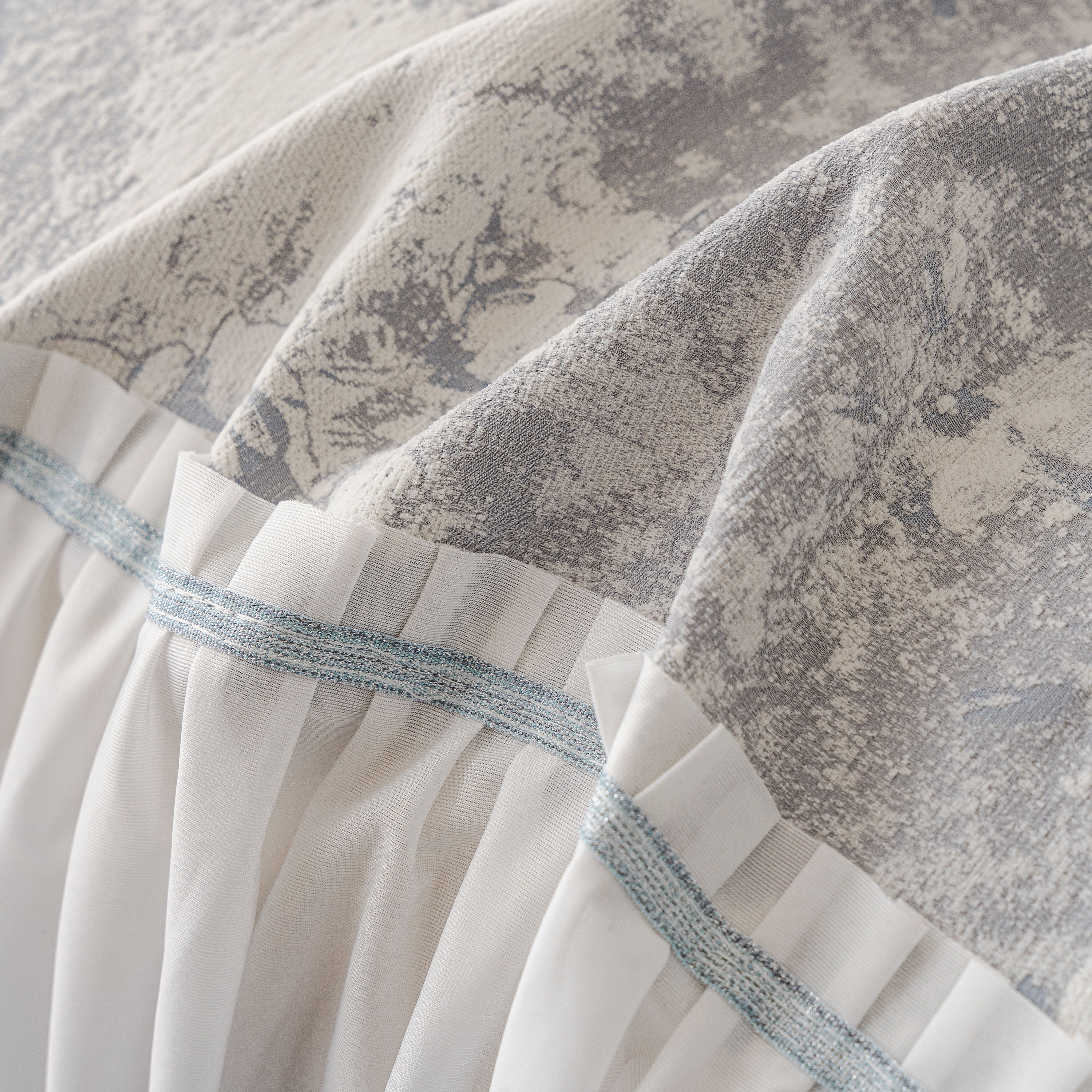 French Chic Style Ruffle Rose Cover Throw for Sofas, Decorative Sectional Covers - Image 60