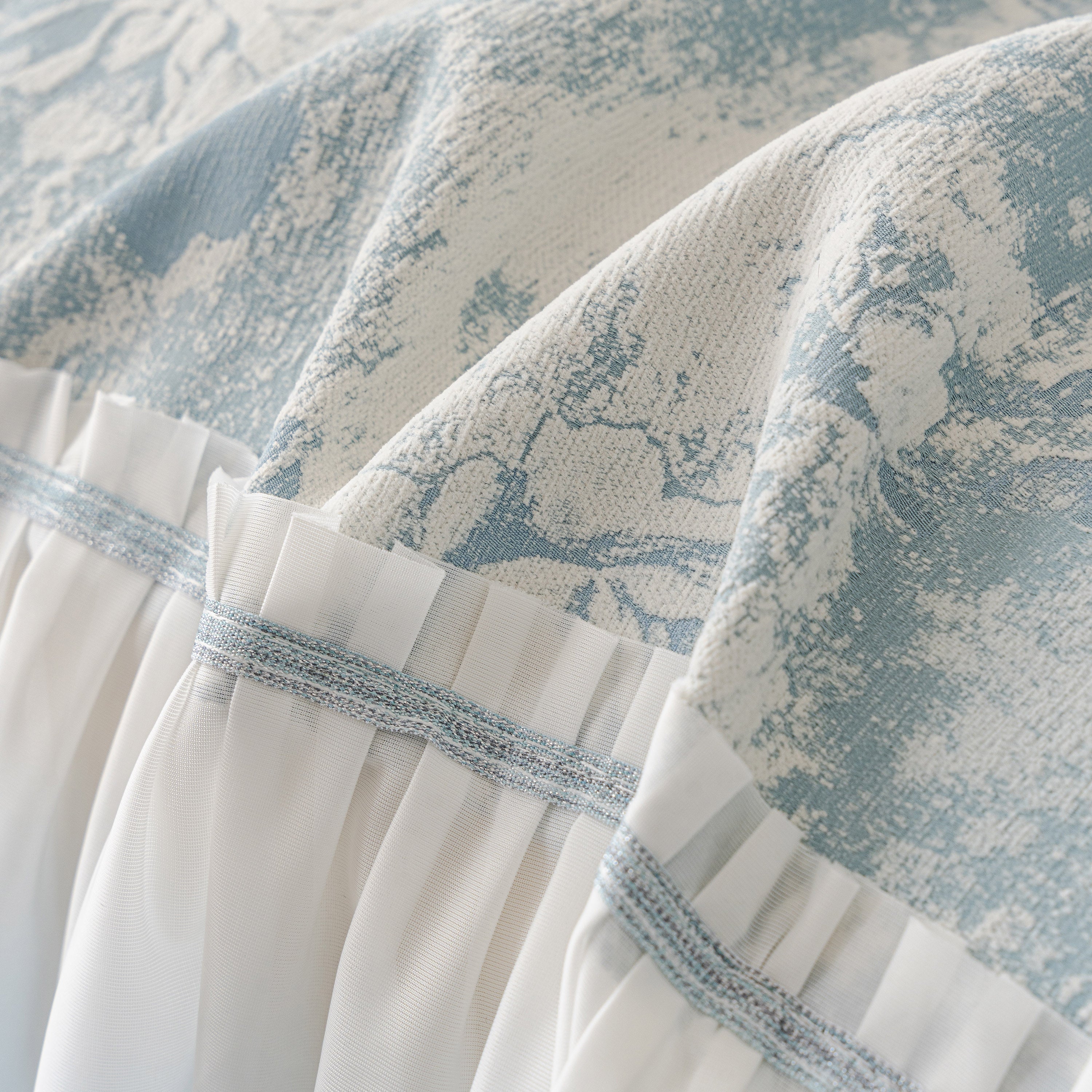 French Chic Style Ruffle Rose Cover Throw for Sofas, Decorative Sectional Covers - Image 9