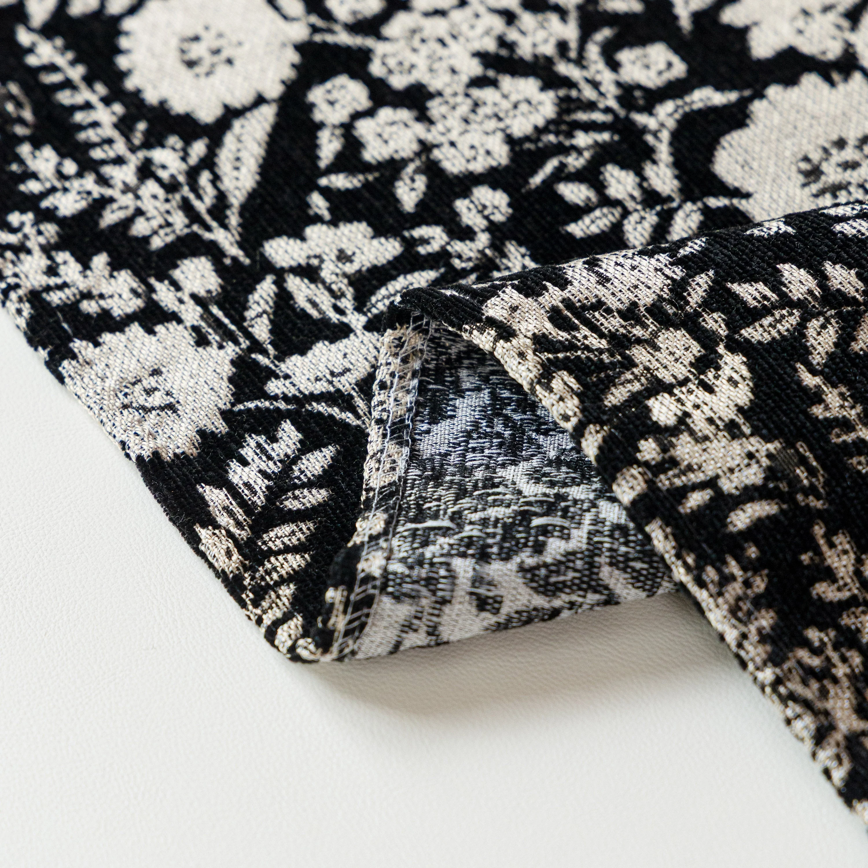 French Country Floral Sofa Cover with Chiffon Ruffle Skirt, Vintage Sofa Throw Cover - Image 39