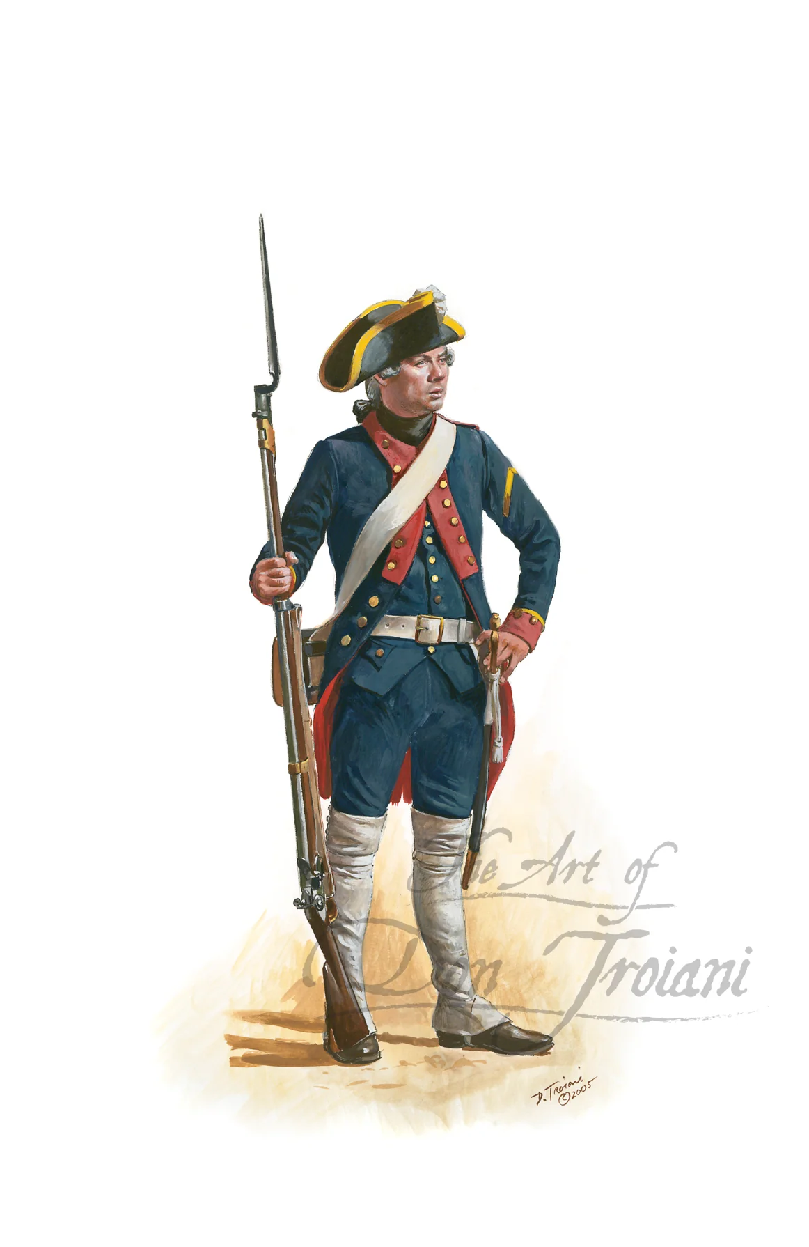 French Naval Infantry Corporal, 1778