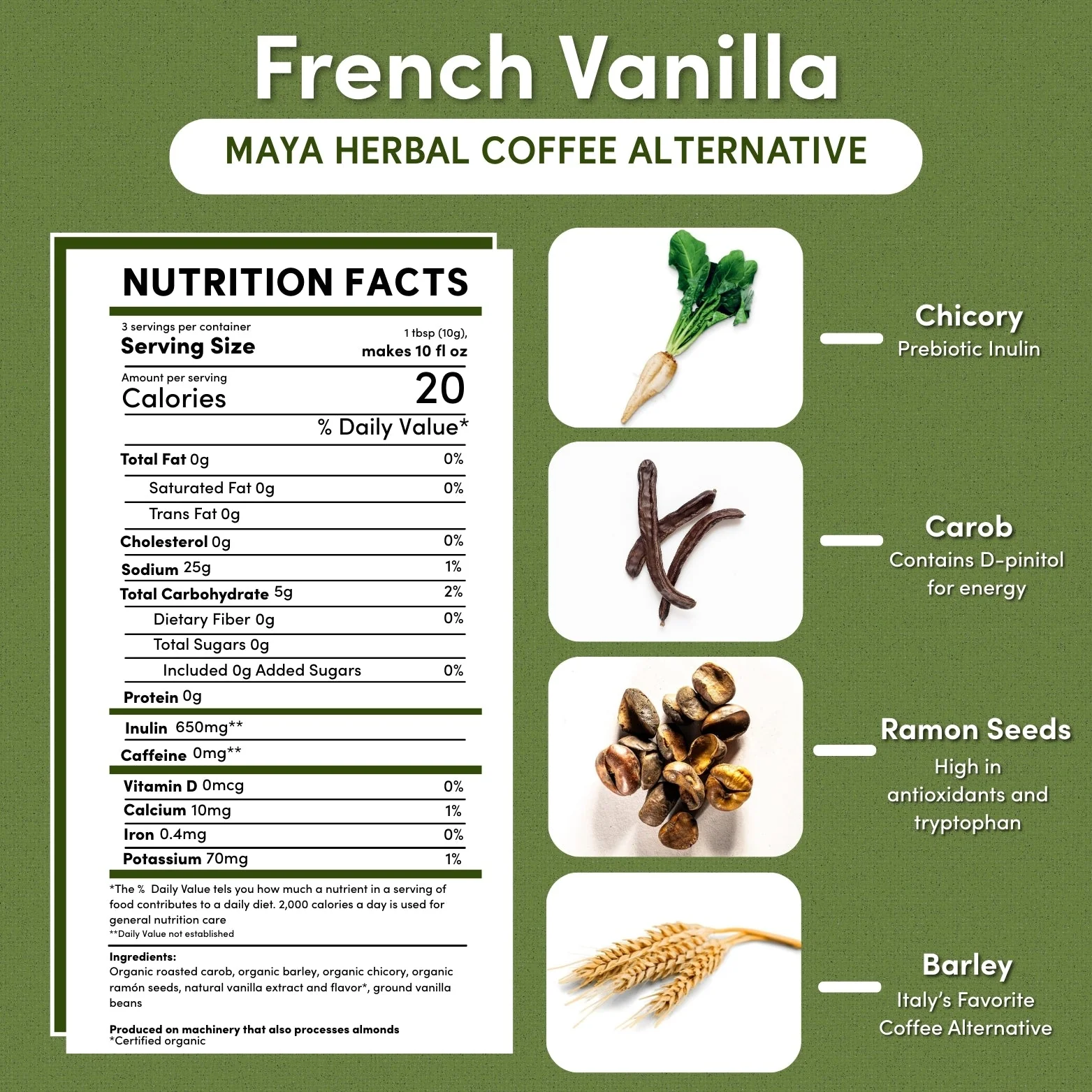 French Vanilla Chicory Herbal Coffee - Image 5