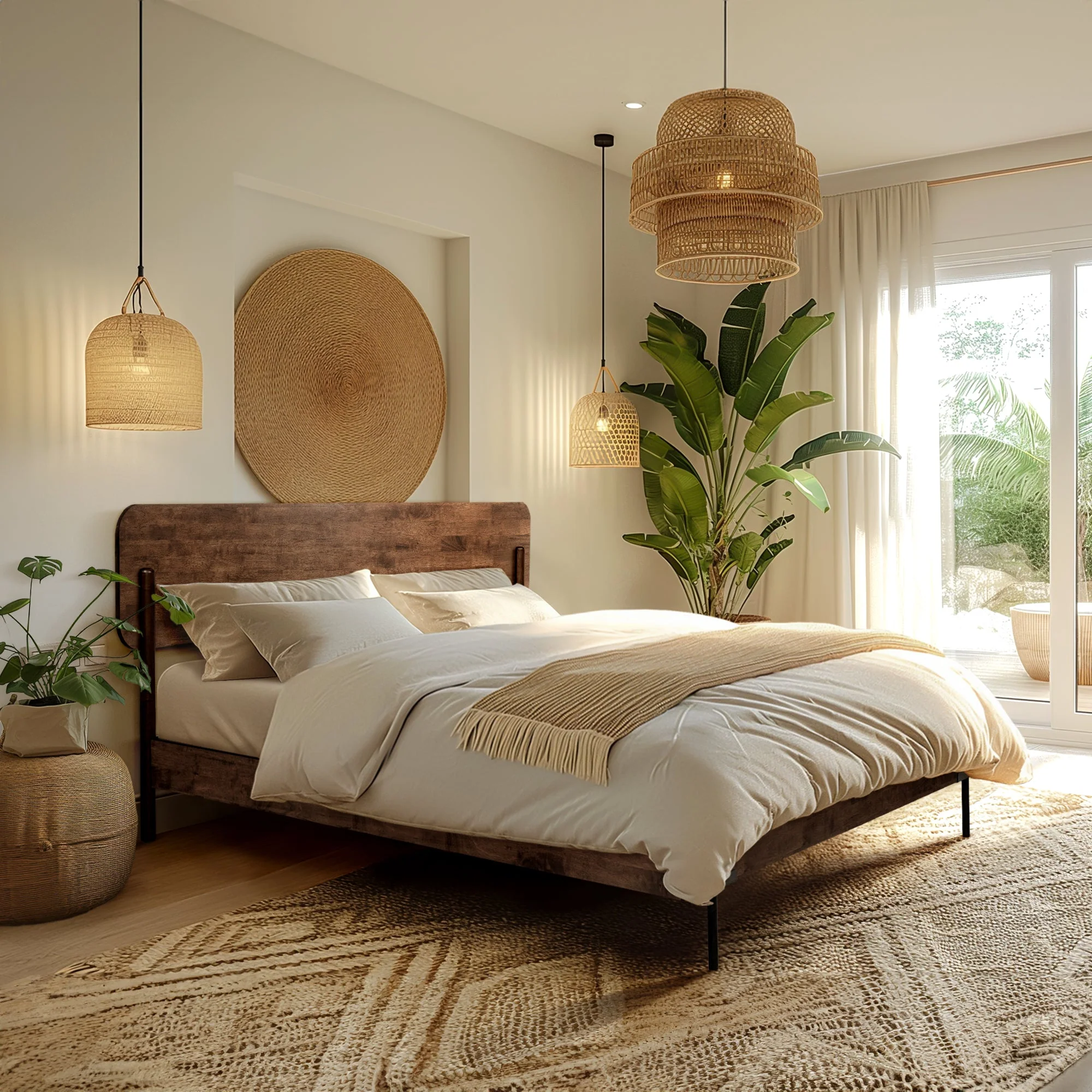 Frida Deluxe Solid Wood Bed Frame - Premium Quality Craftsmanship and Timeless Elegance - Image 12