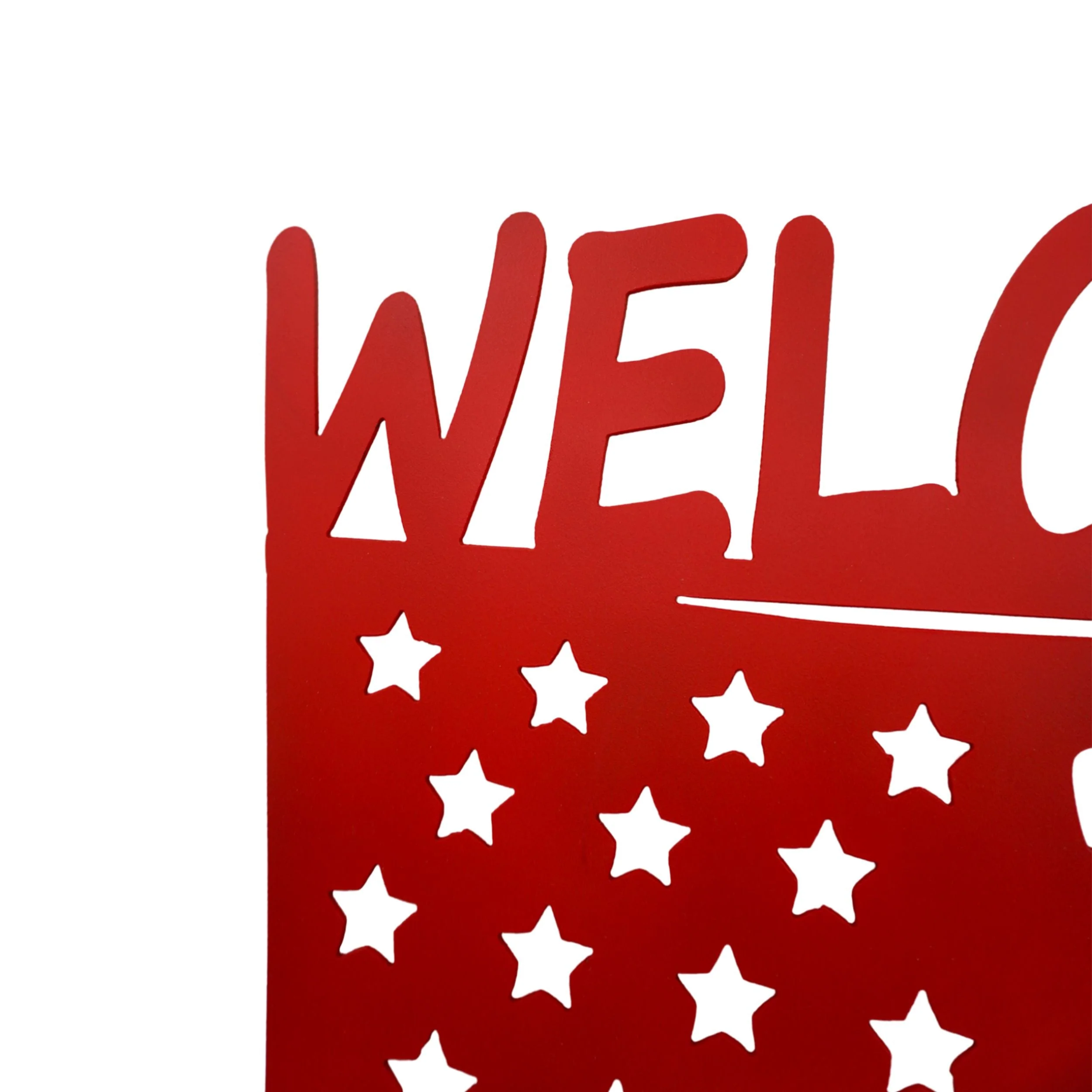 From the Heart of Nebraska Plasma Cut Welcome Sign | Multiple Colors | 16" x 16" |Craftaholics4U - Image 2