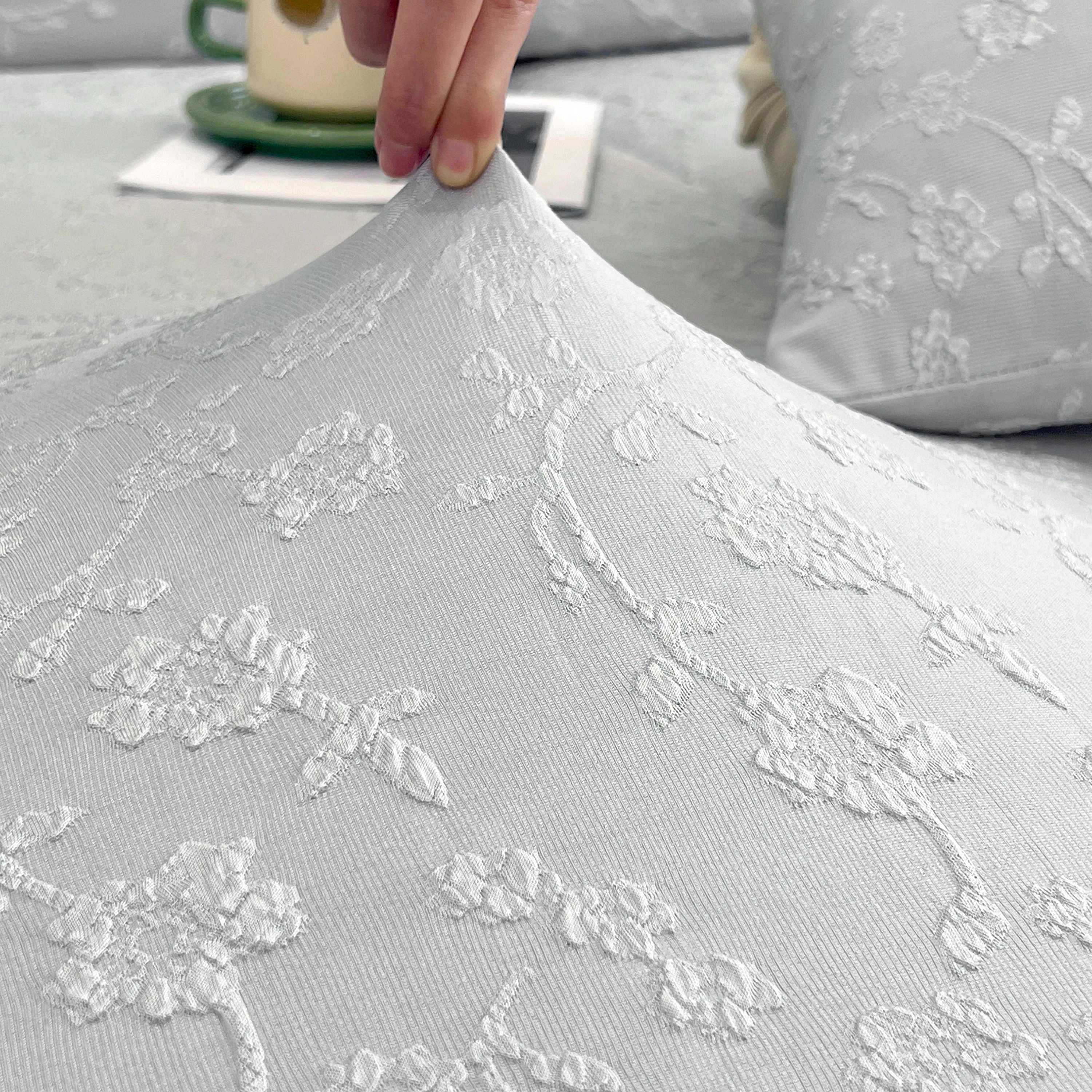 Frost Flower Cooling Silk Fabric Stretch Cushion Cover, Non-Slip Furniture Protector for Kids, Chaise Lounge Cushion Covers - Image 30