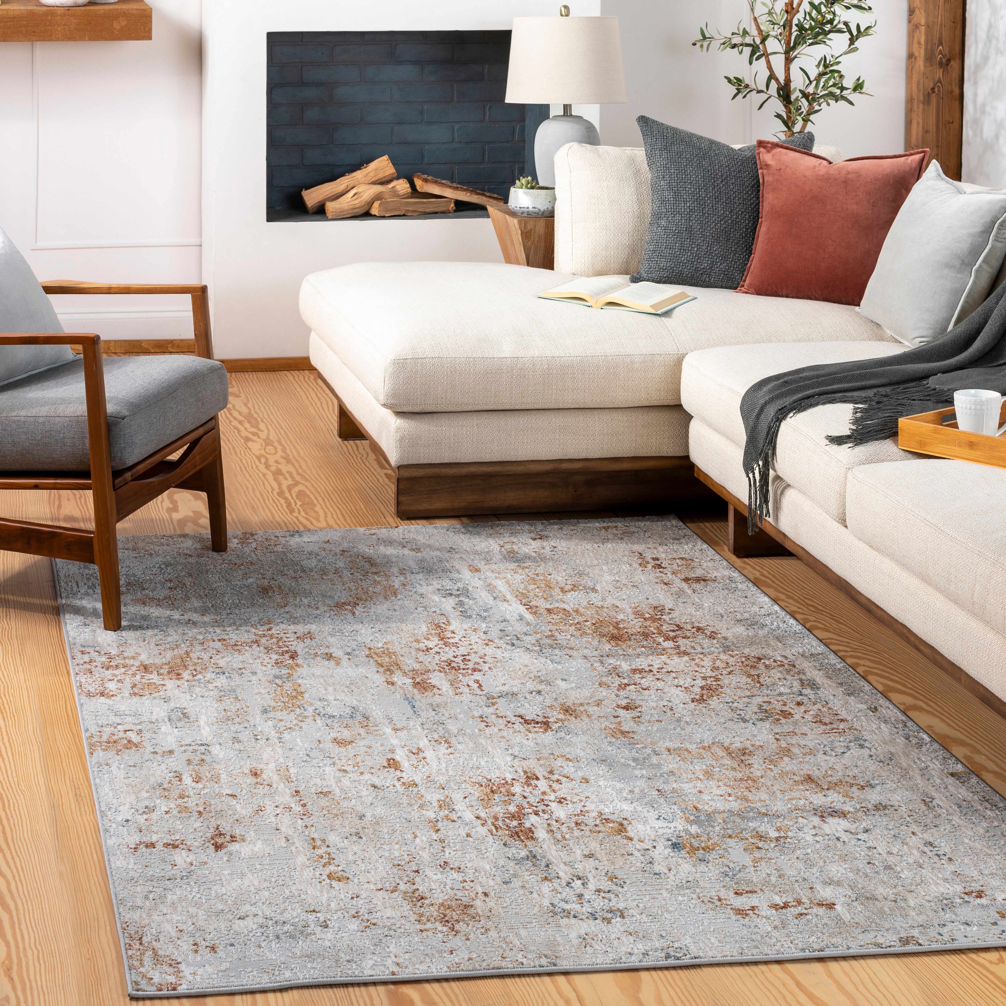 Fulham Textured Luxe Area Rug - Image 2