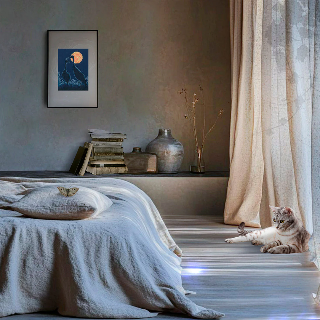Full moon M1056 Counted Cross Stitch Kit - Image 3