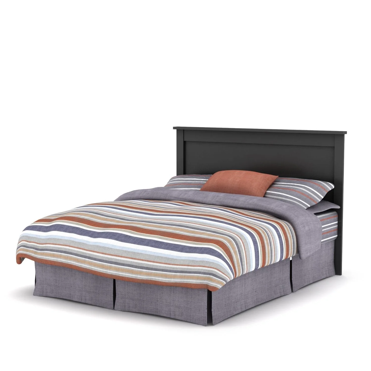 Full / Queen size Headboard in Black Finish - Made in Canada - Image 2
