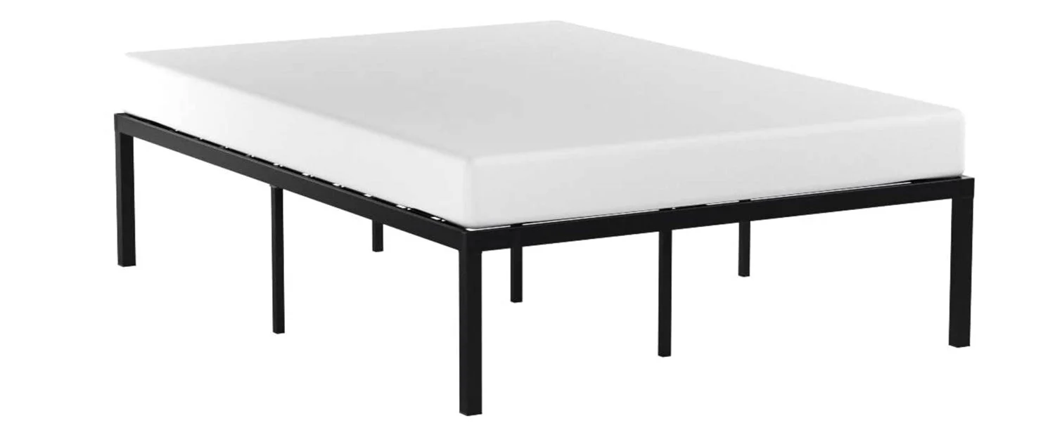 Full size Modern 16-inch Heavy Steel Metal Platform Bed Frame - Image 5