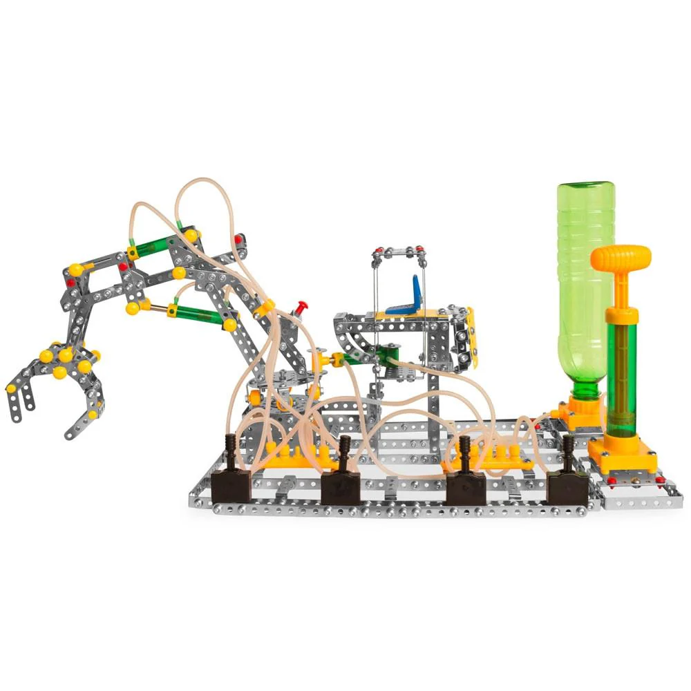 Functioning Crane Claw with Air Pressure Construction Model Kit (907 Pieces) - Image 2