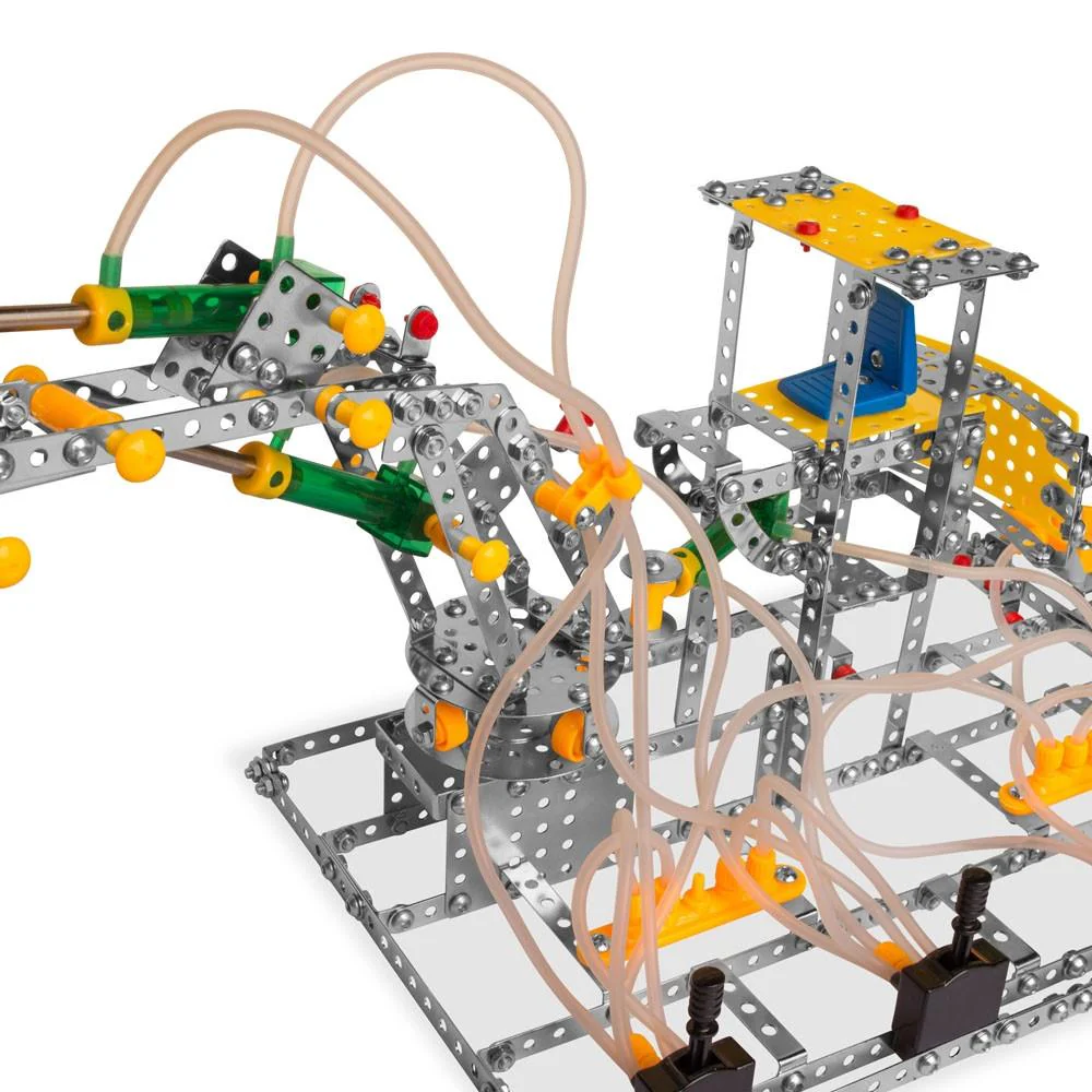 Functioning Crane Claw with Air Pressure Construction Model Kit (907 Pieces) - Image 4