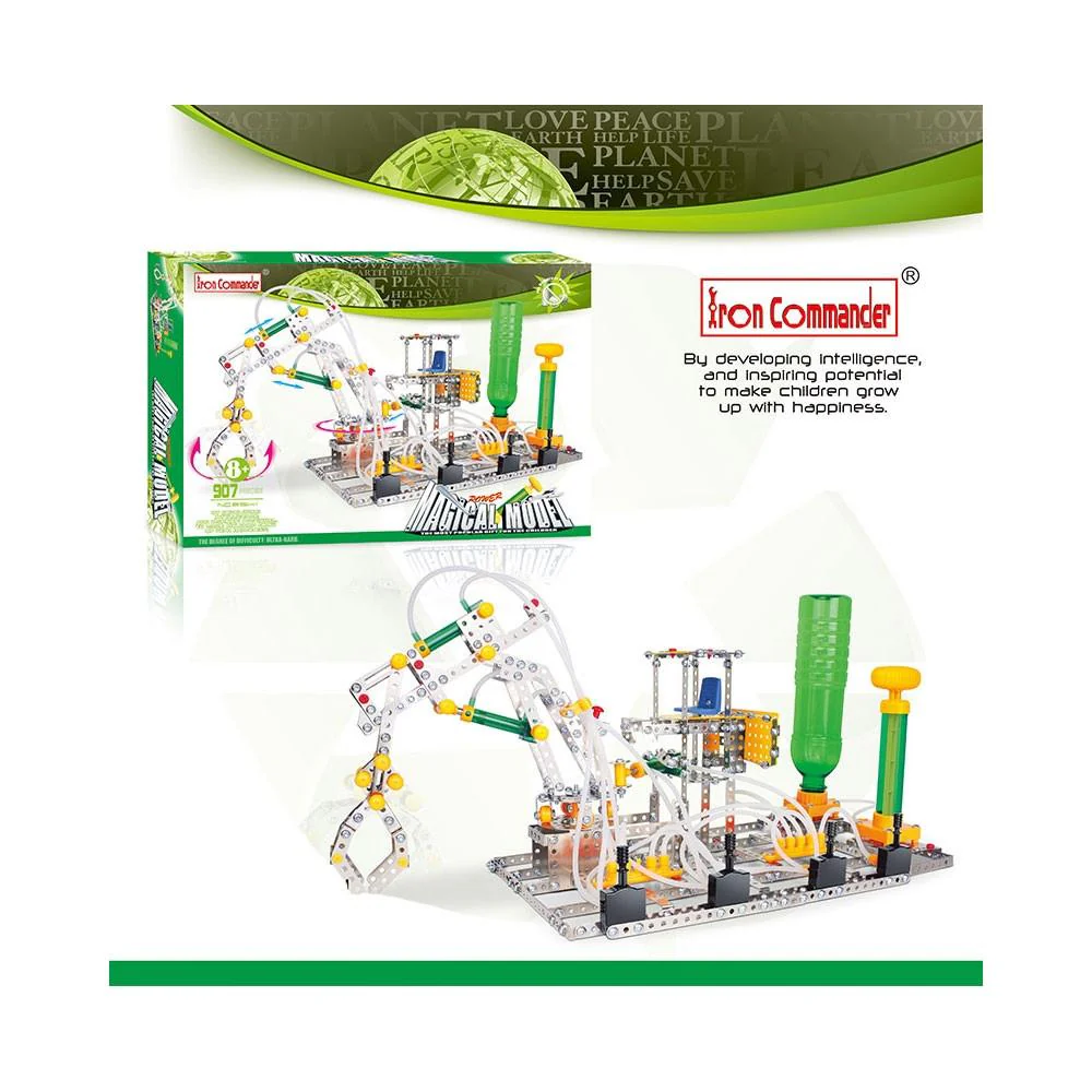 Functioning Crane Claw with Air Pressure Construction Model Kit (907 Pieces) - Image 5