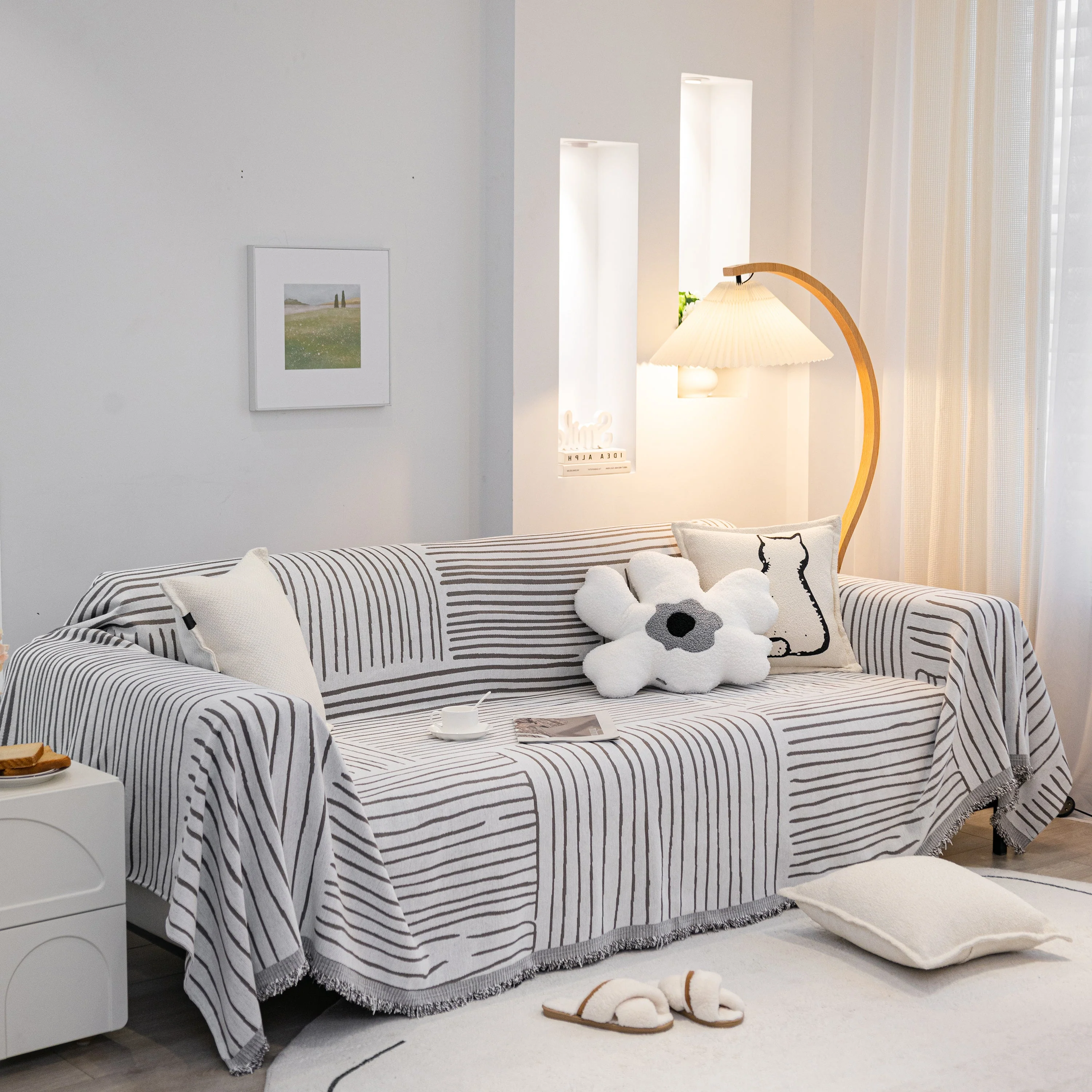 Furniture Pet Protector Couch Cover Throws for Sectional Couch, Couch Cover for Most Shape Sofas - Image 10