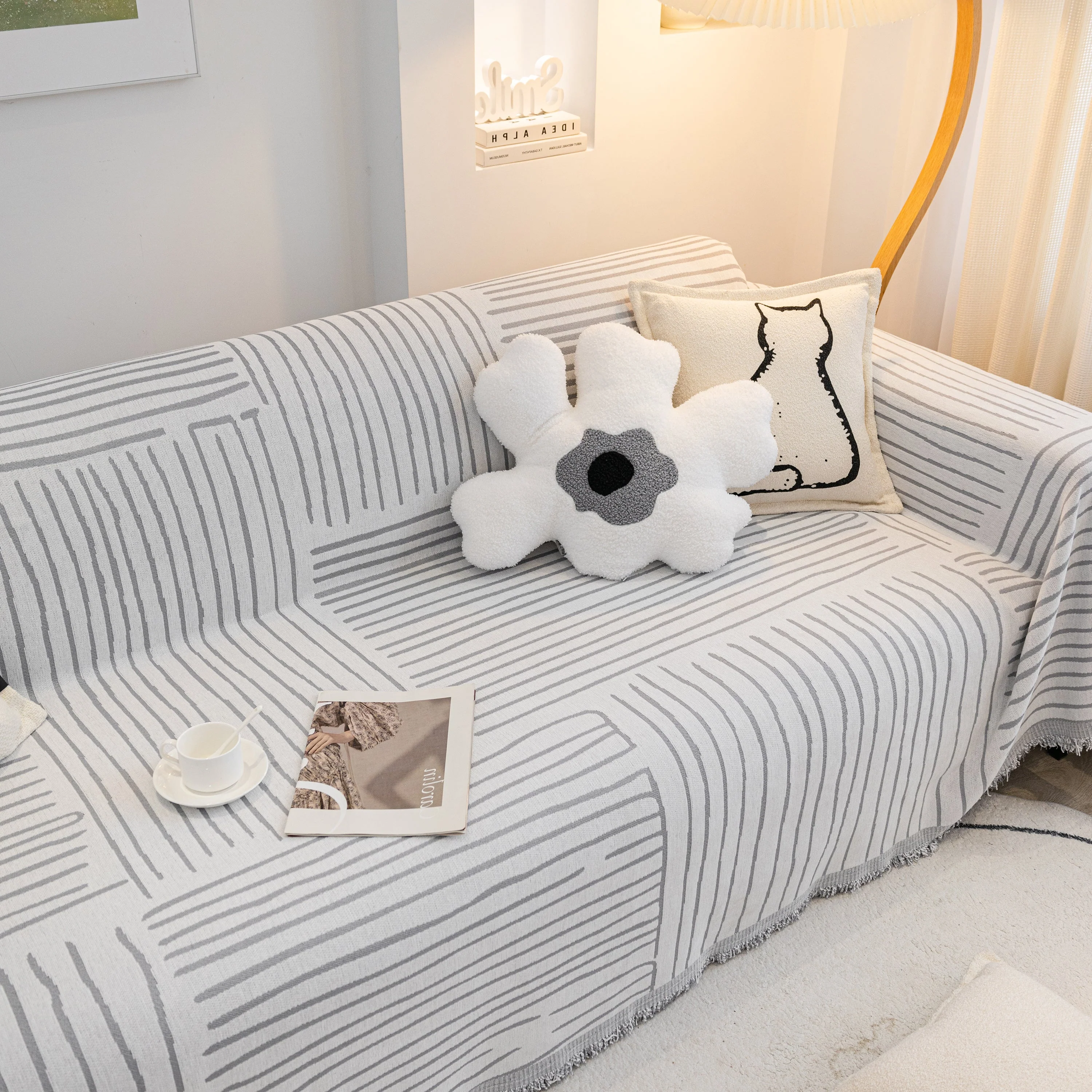 Furniture Pet Protector Couch Cover Throws for Sectional Couch, Couch Cover for Most Shape Sofas - Image 24